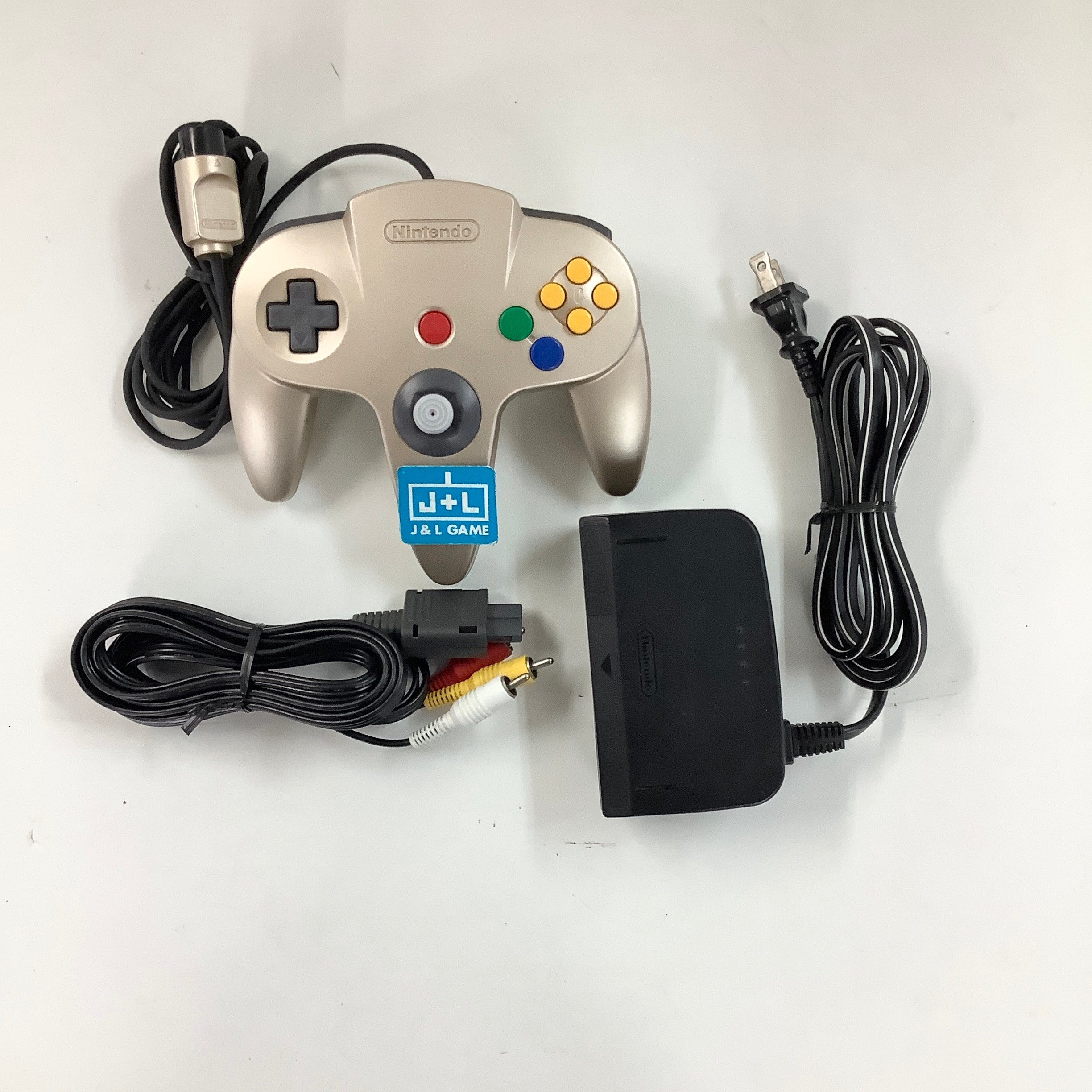 Nintendo 64 Hardware (Gold) - (N64) Nintendo 64 (Japanese Import) [Pre-Owned] Video Games Nintendo