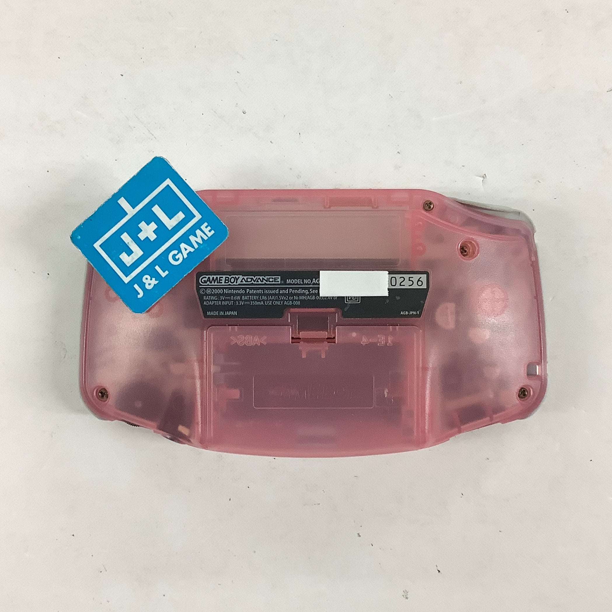 Nintendo Game Boy Advance Console (Clear Pink) - (GBA) Game Boy Advance [Pre-Owned] Consoles Nintendo
