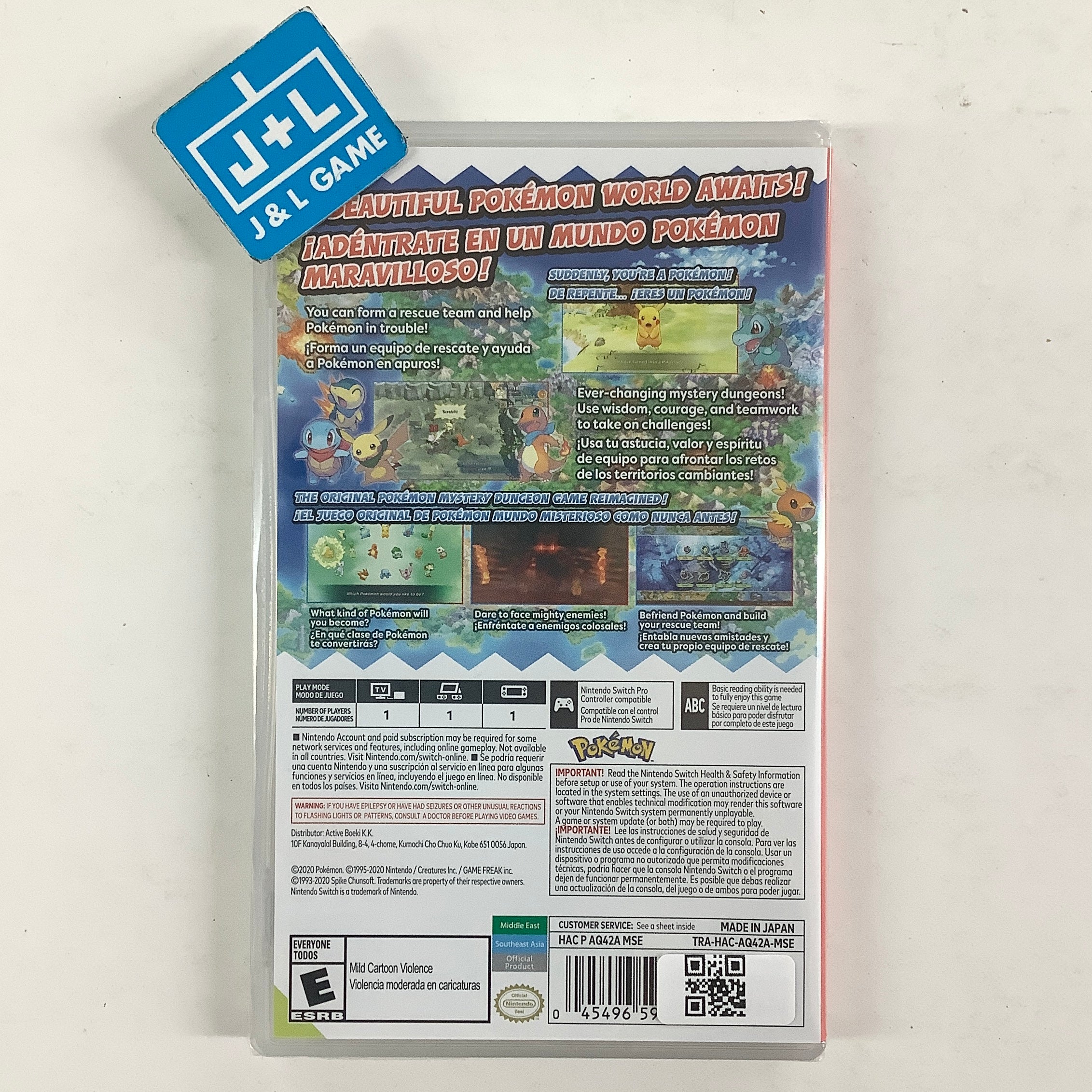 Pokémon Mystery Dungeon: Rescue Team DX (World Edition) - (NSW) Nintendo Switch Video Games Nintendo