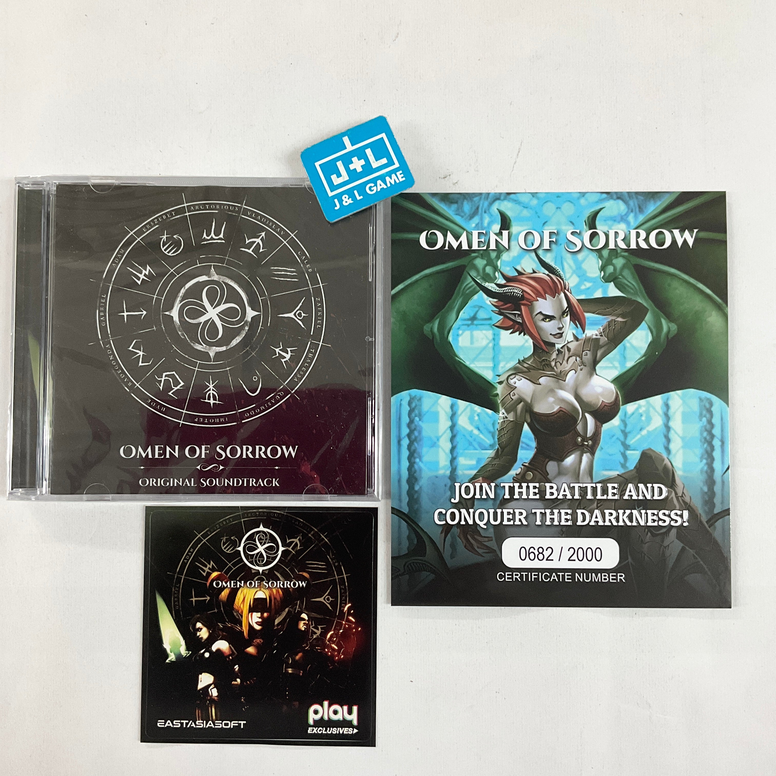 Omen of Sorrow (Limited Edition) - (NSW) Nintendo Switch [Pre-Owned] (Asia Import) Video Games Eastasiasoft