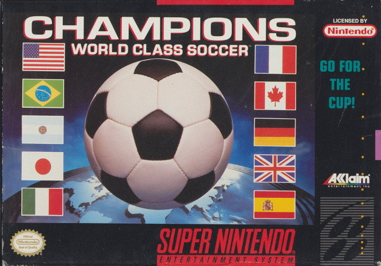 Champions World Class Soccer - (SNES) Super Nintendo [Pre-Owned] Video Games Acclaim   