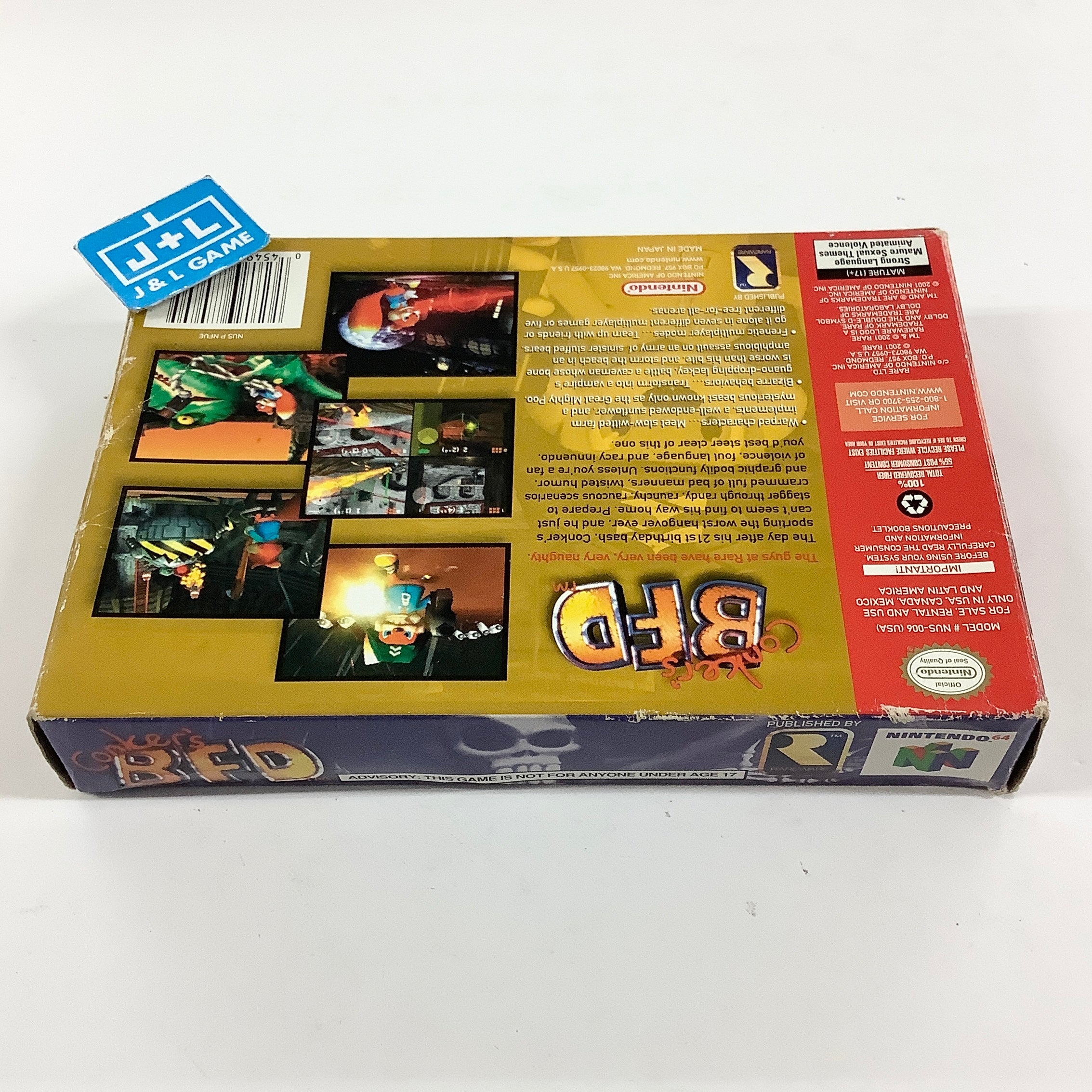Conker's Bad Fur Day - (N64) Nintendo 64 [Pre-Owned]