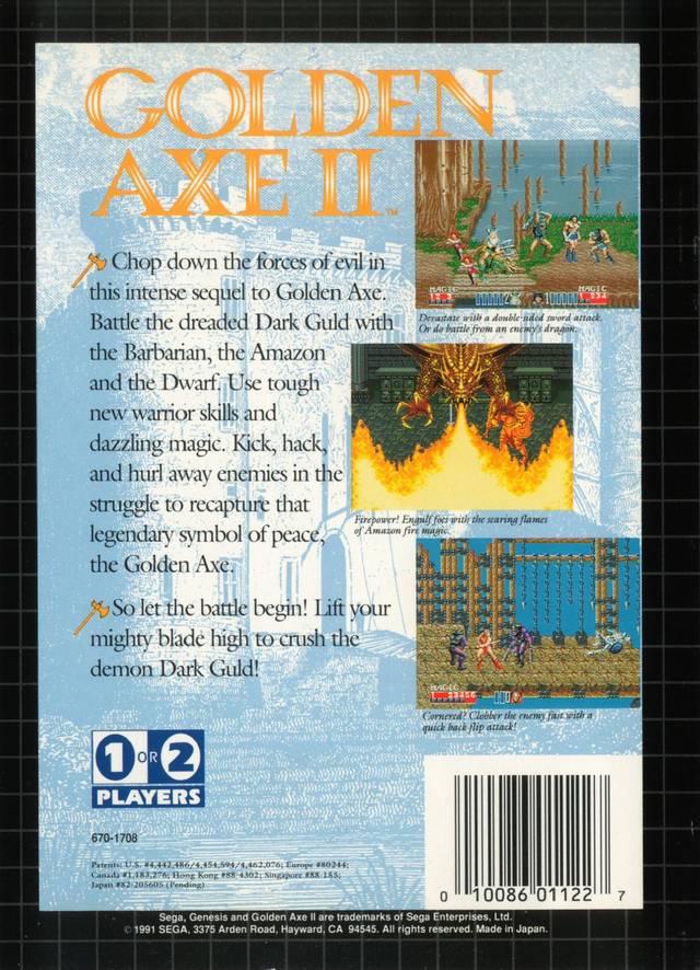 Golden Axe II - SEGA Genesis [Pre-Owned]