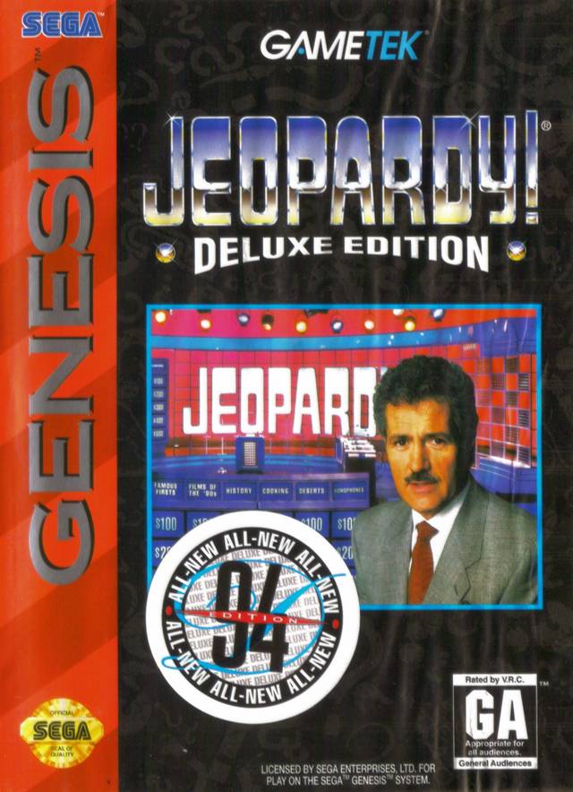 Jeopardy Deluxe Edition - (SG) Sega Genesis [Pre-Owned] Video Games Sega   