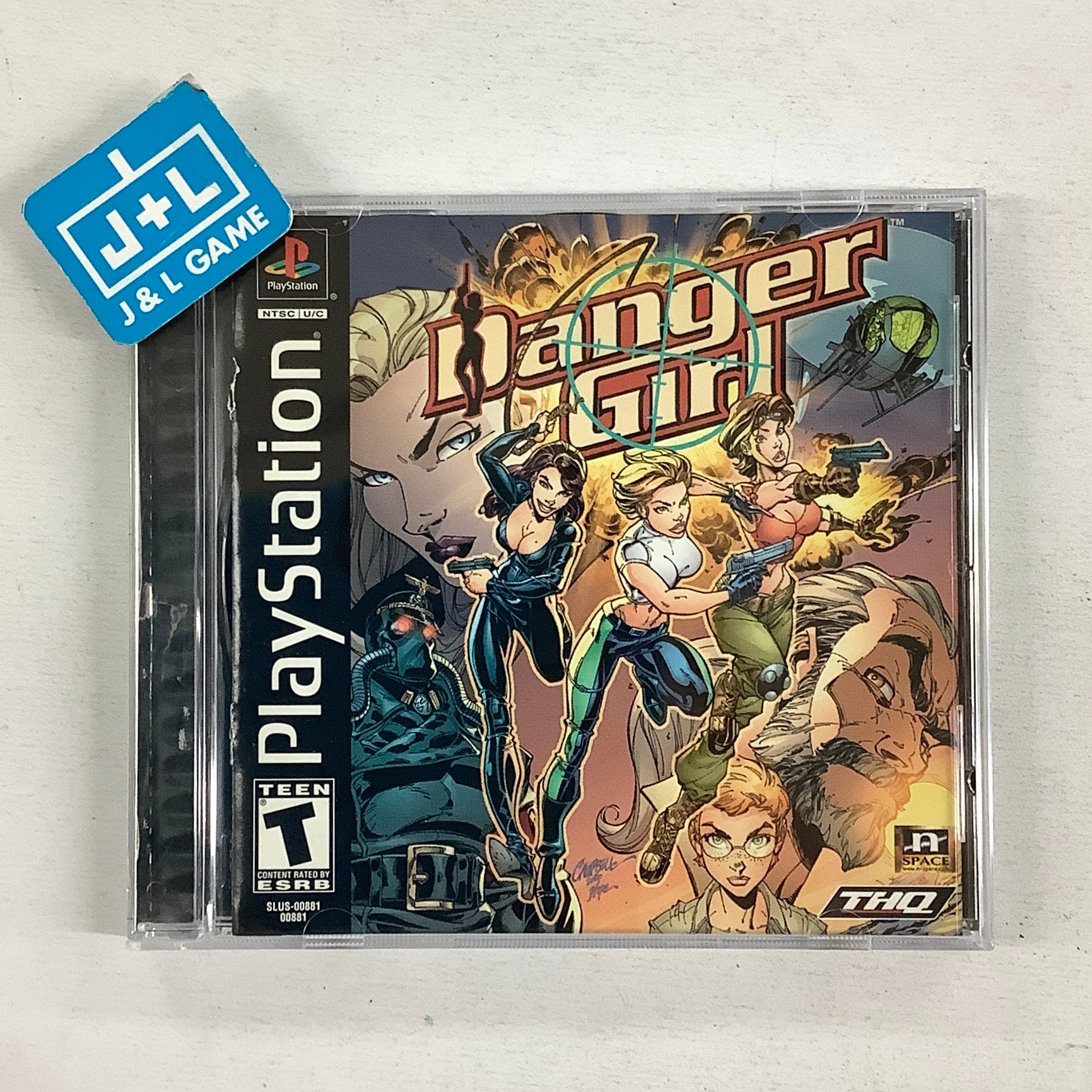 Danger Girl - (PS1) PlayStation 1 [Pre-Owned] Video Games THQ