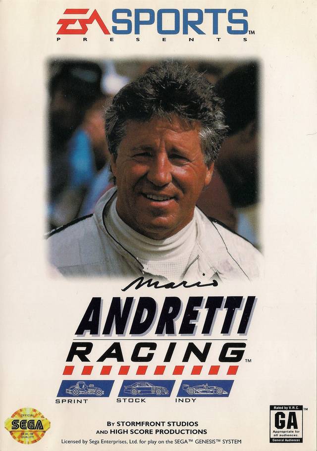 Mario Andretti Racing - (SG) SEGA Genesis [Pre-Owned] Video Games EA Sports   