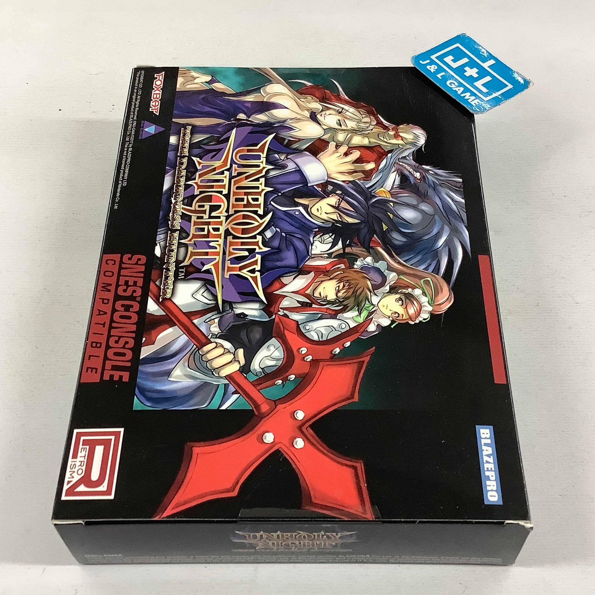 Retroism Unholy Night: The Darkness Hunter - (SNES) Super Nintendo Video Games Idea Factory