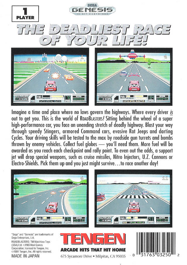 RoadBlasters - (SG) Sega Genesis [Pre-Owned] Video Games Sega   