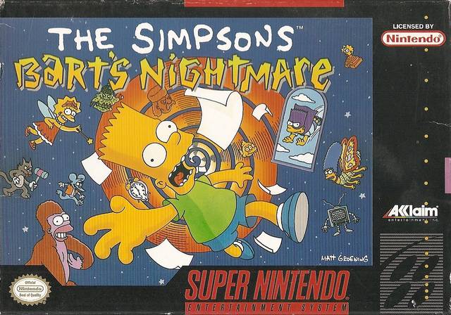 The Simpsons: Bart's Nightmare - (SNES) Super Nintendo [Pre-Owned]