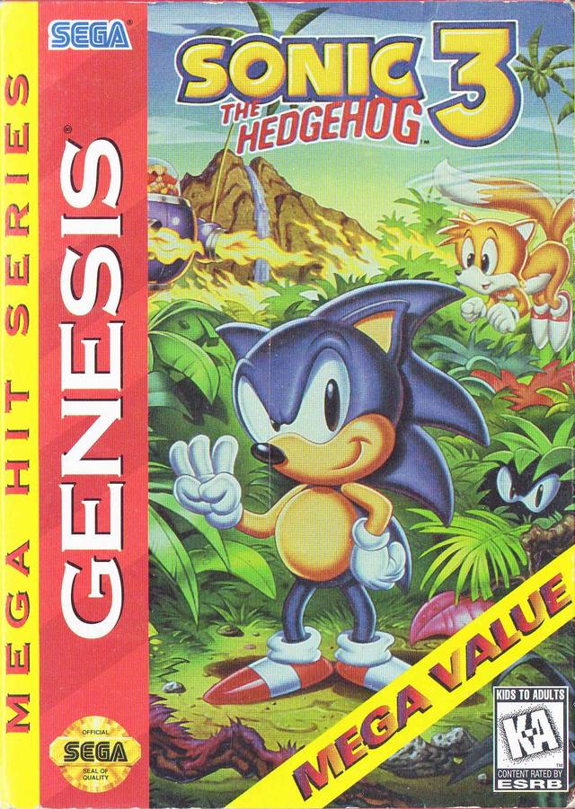 Sonic the Hedgehog 3 (Mega Hit Series) - (SG) SEGA Genesis [Pre-Owned] Video Games SEGA   