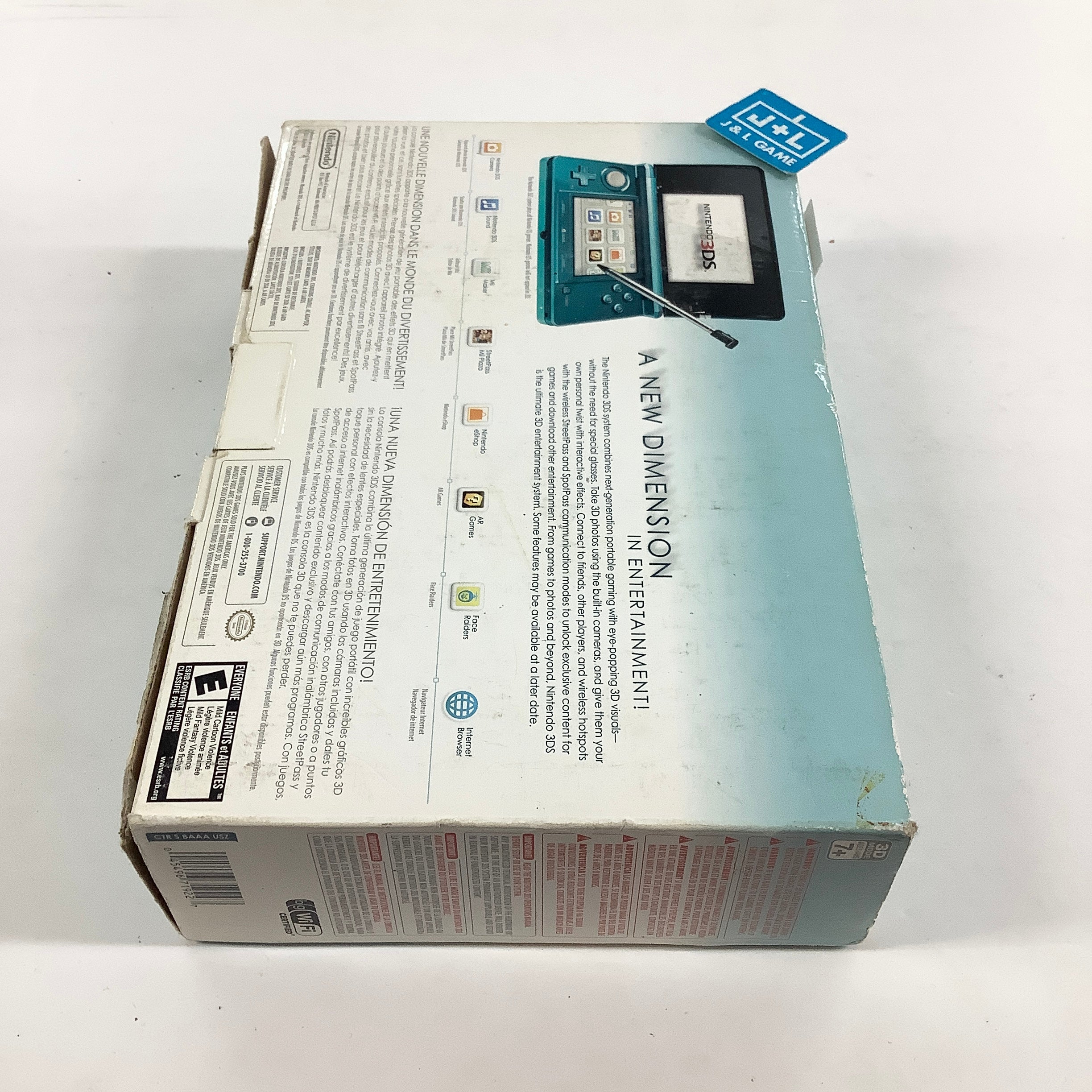 Nintendo 3DS Console (Aqua Blue) - Nintendo 3DS [Pre-Owned] Consoles Nintendo