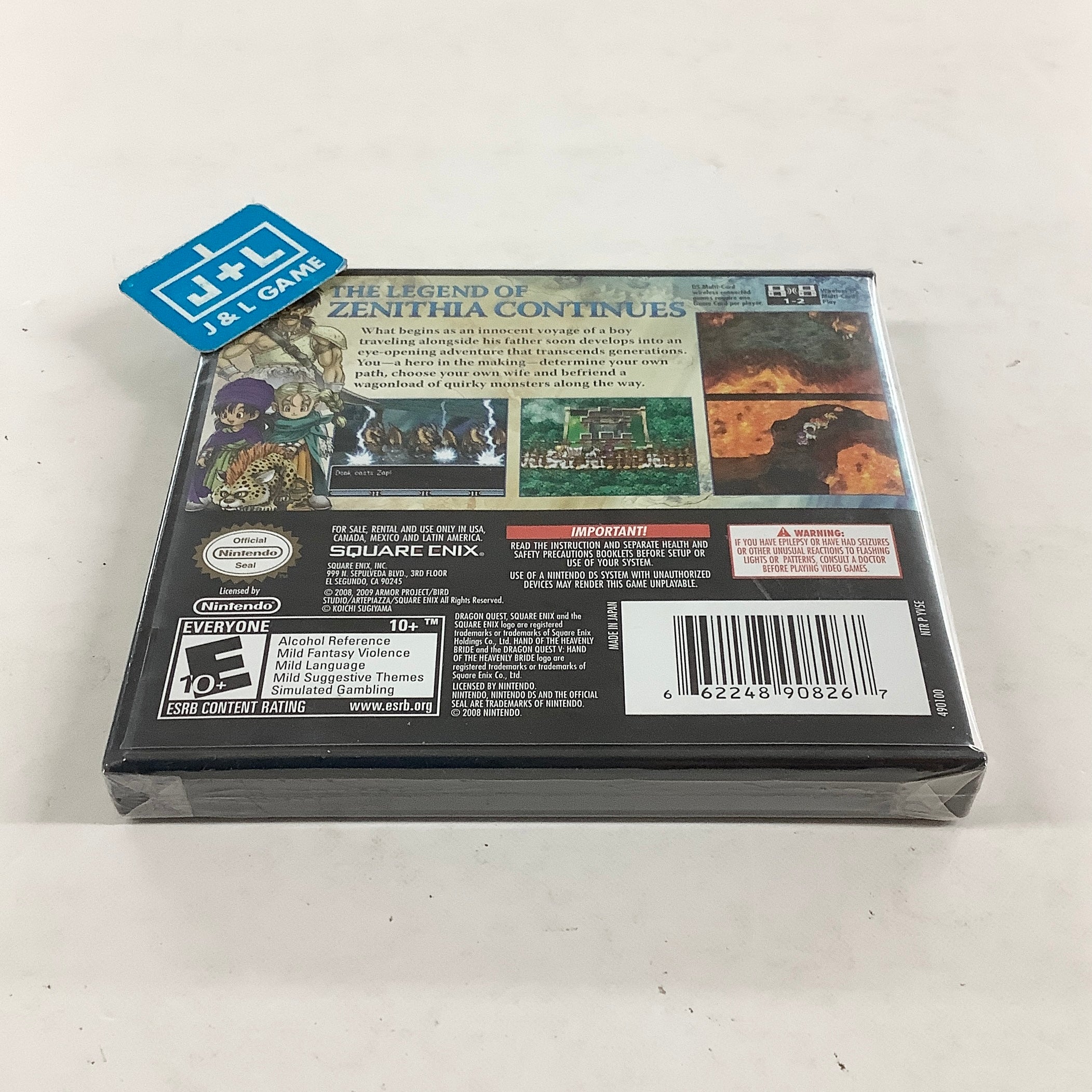 Dragon Quest V: Hand of the Heavenly Bride - (NDS) Nintendo DS Video Games Square Enix
