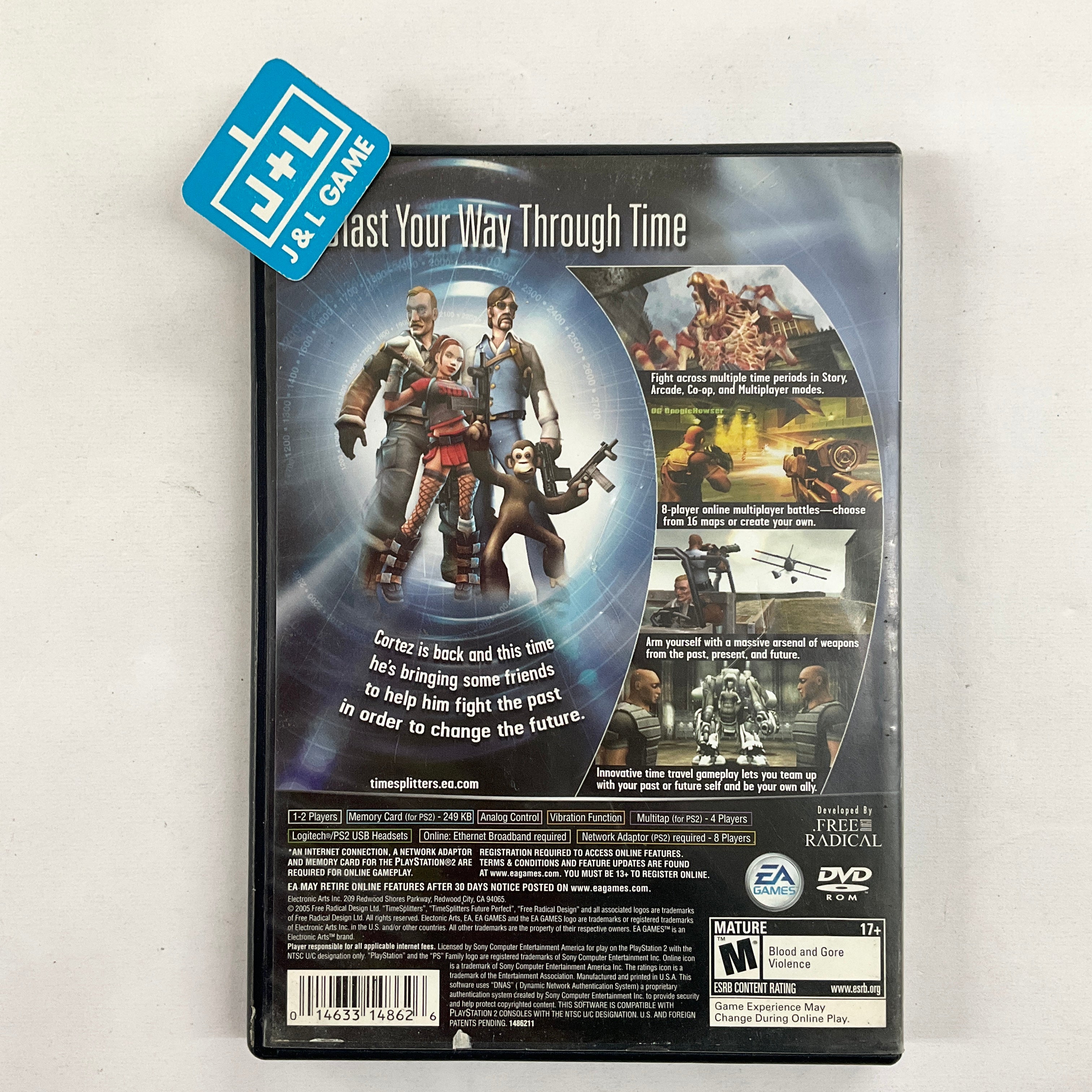 TimeSplitters: Future Perfect - (PS2) PlayStation 2 [Pre-Owned] Video Games EA Games   