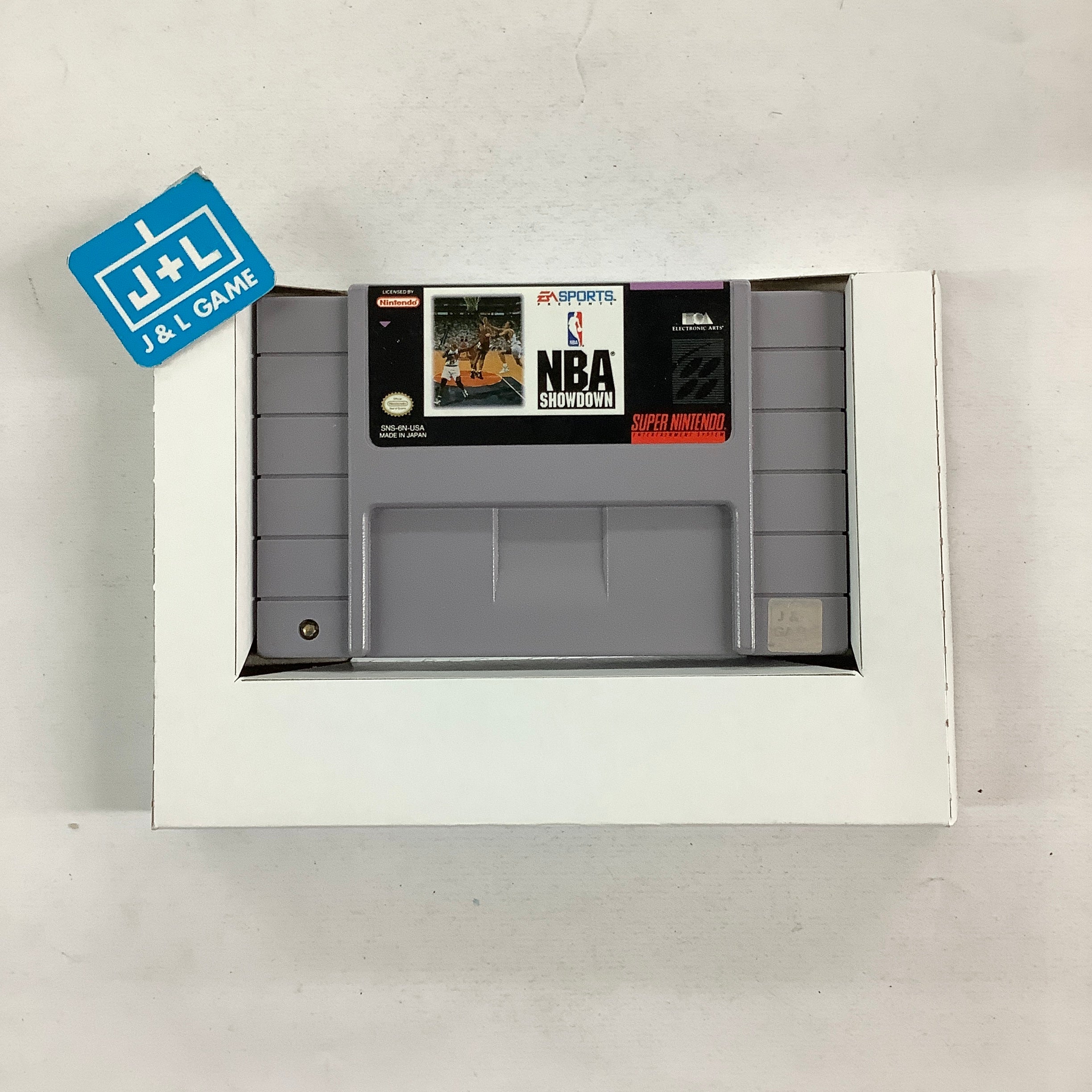 NBA Showdown - (SNES) Super Nintendo [Pre-Owned] Video Games EA Sports