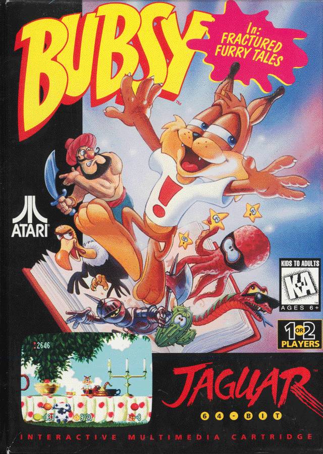 Bubsy in Fractured Furry Tales - (AJ) Atari Jaguar (Pre-Owned) Video Games Atari