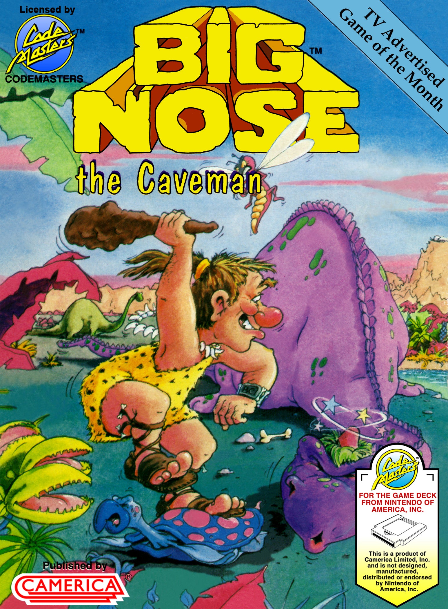Big Nose: The Caveman - (NES) Nintendo Entertainment System [Pre-Owned]