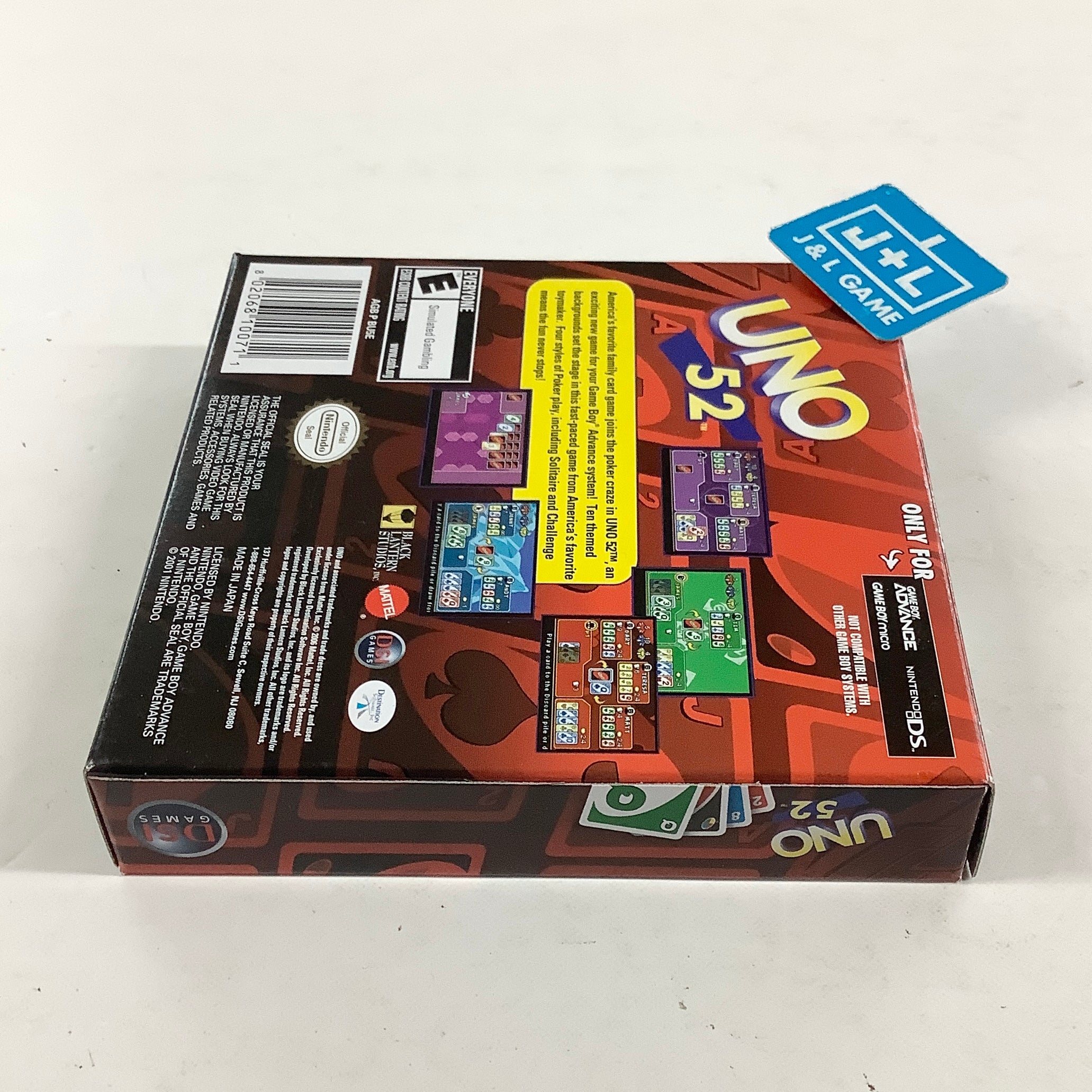 Uno 52 - (GBA) Game Boy Advance [Pre-Owned]