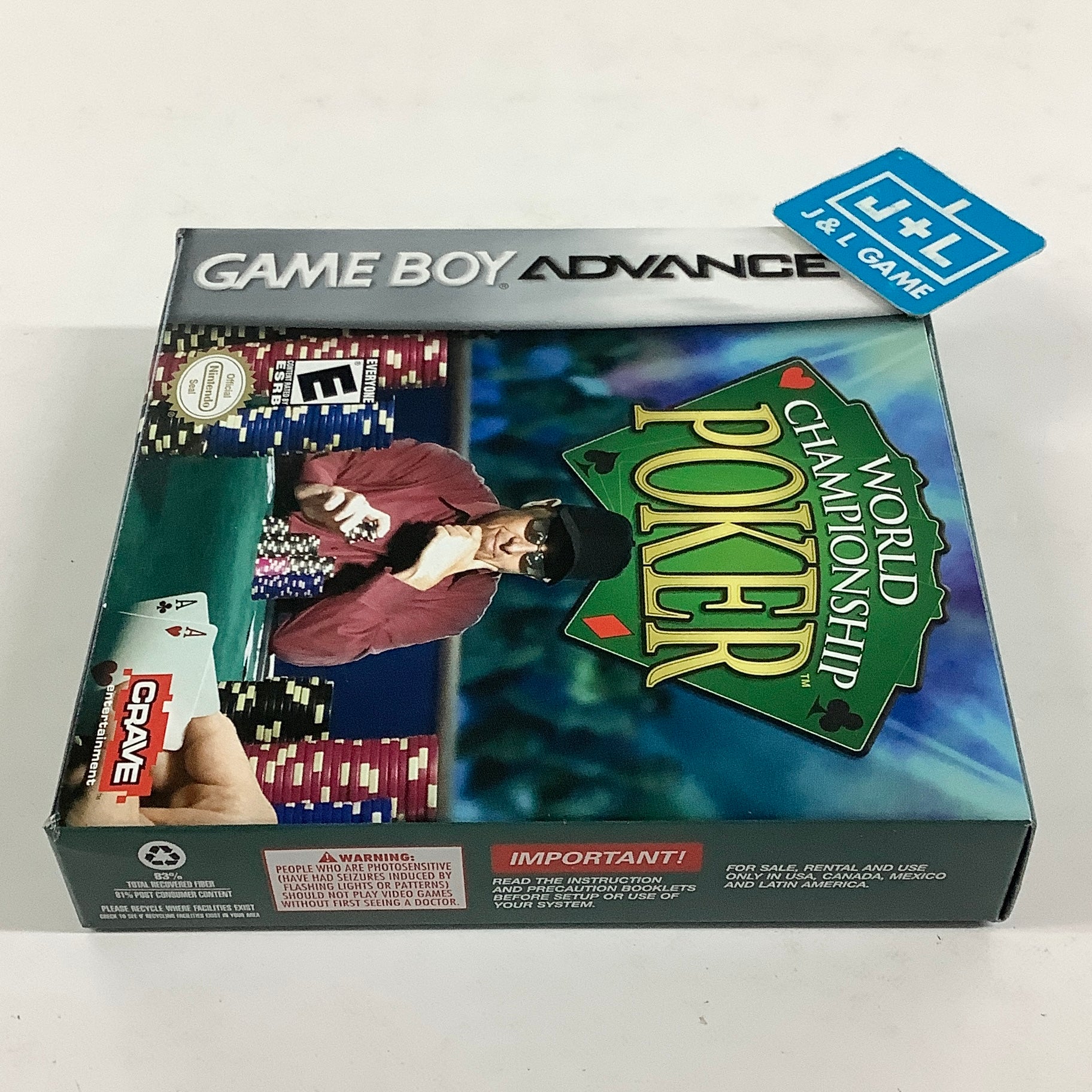 World Championship Poker - (GBA) Game Boy Advance [Pre-Owned] Video Games Crave