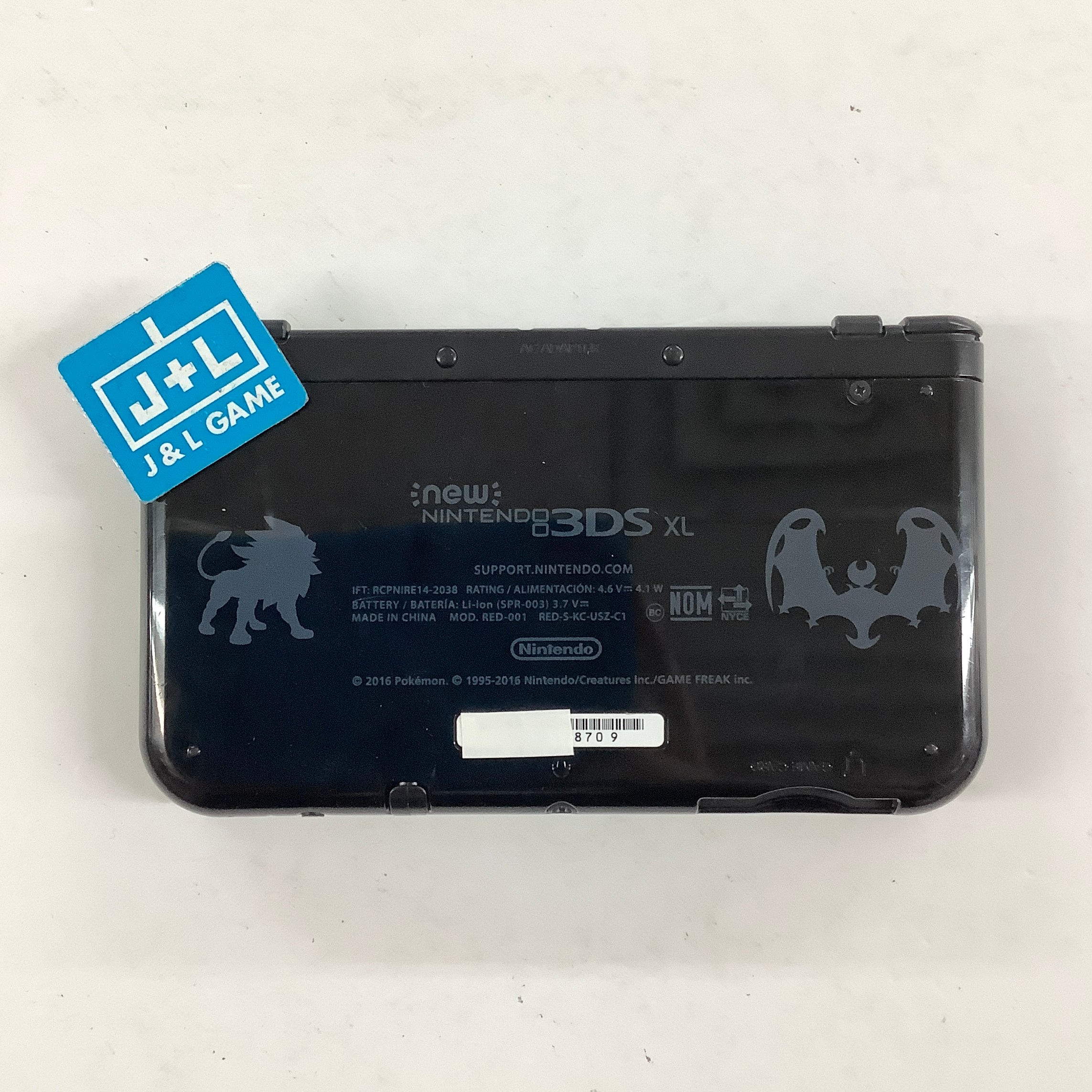 New Nintendo 3DS XL Console (Solgaleo Lunala Black Edition) - Nintendo 3DS [Pre-Owned] Consoles Nintendo