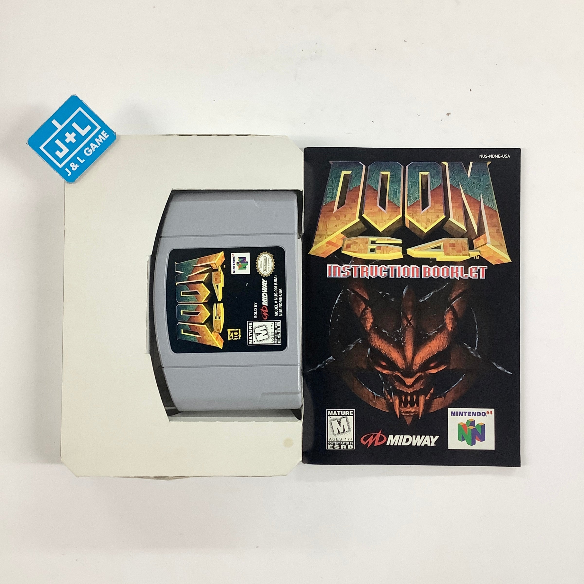 DOOM 64 - (N64) Nintendo 64 [Pre-Owned] Video Games Midway