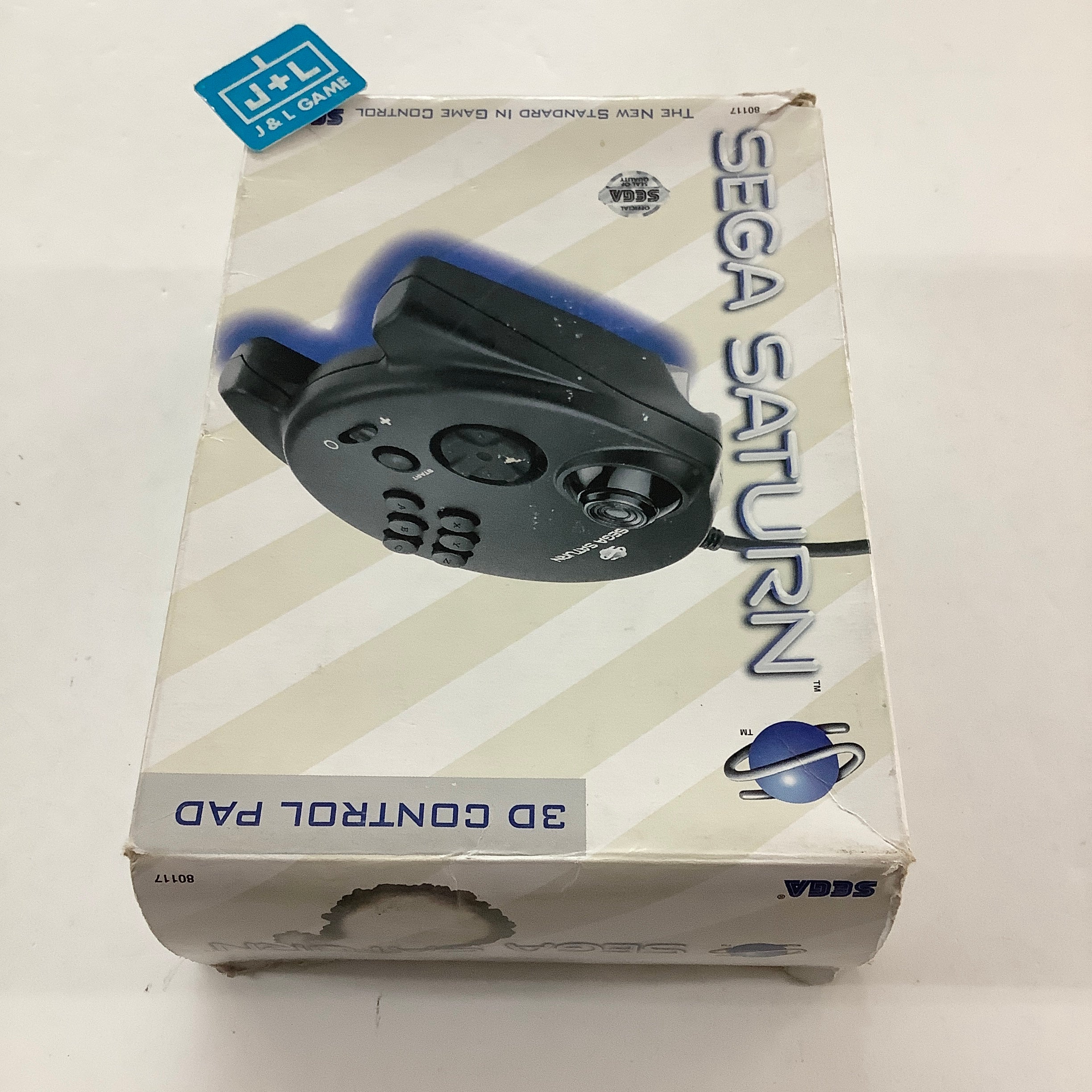 Sega Saturn Official 3D Control Pad (Black) - (SS) SEGA Saturn [Pre-Owned] Accessories SEGA