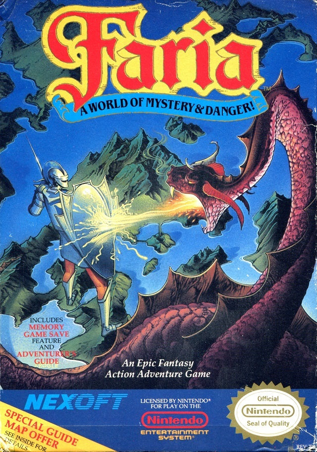 Faria: A World of Mystery & Danger! - (NES) Nintendo Entertainment System [Pre-Owned] Video Games Nexoft   