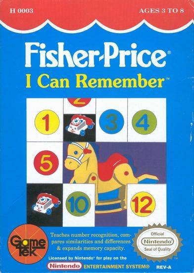 Fisher-Price: I Can Remember - (NES) Nintendo Entertainment System [Pre-Owned] Video Games GameTek   