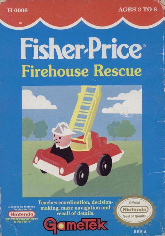 Fisher-Price: Firehouse Rescue - (NES) Nintendo Entertainment System [Pre-Owned] Video Games GameTek