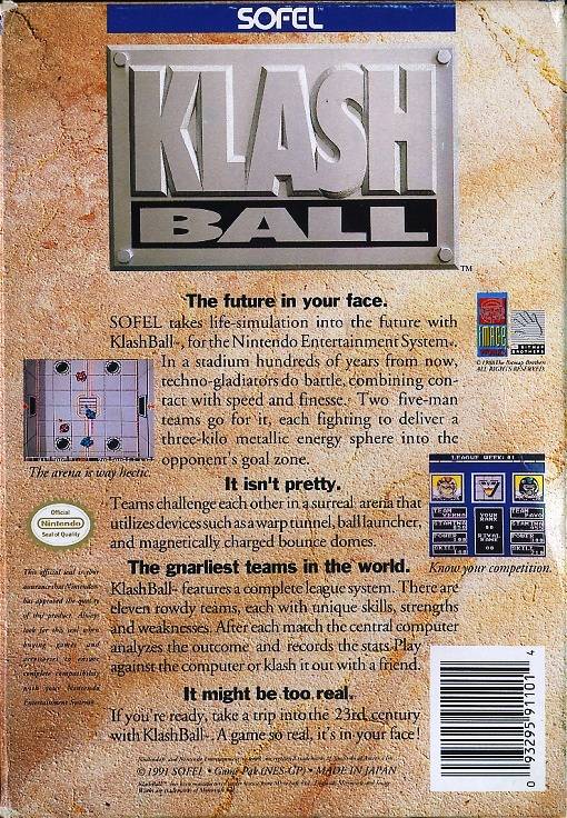 KlashBall - (NES) Nintendo Entertainment System [Pre-Owned] Video Games Sofel   