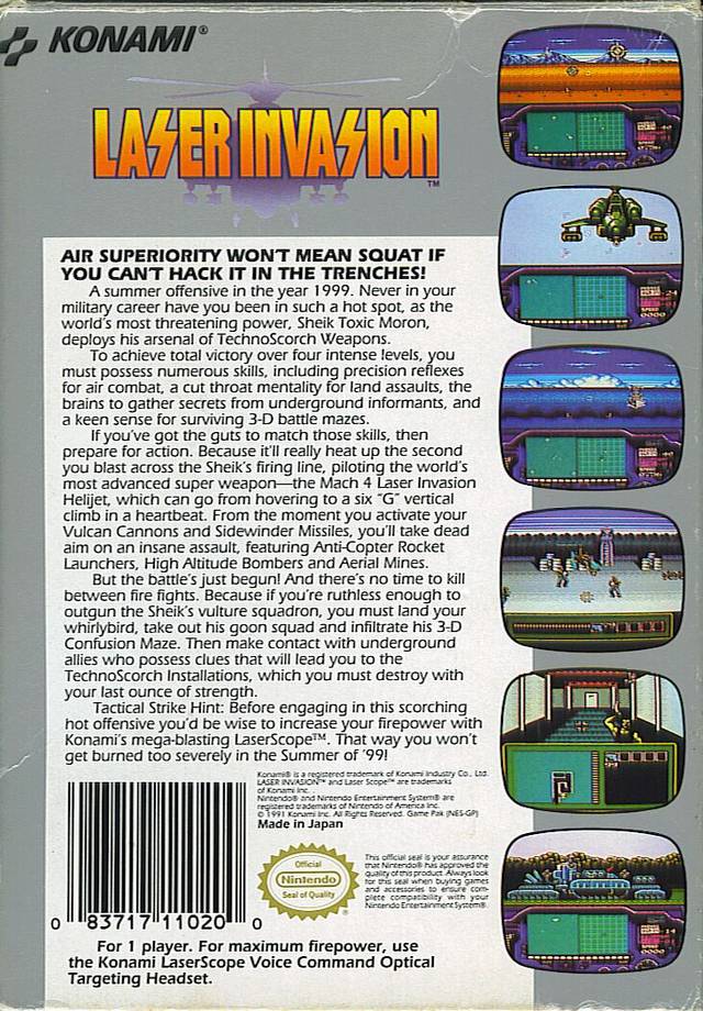 Laser Invasion - (NES) Nintendo Entertainment System [Pre-Owned] Video Games Nintendo   