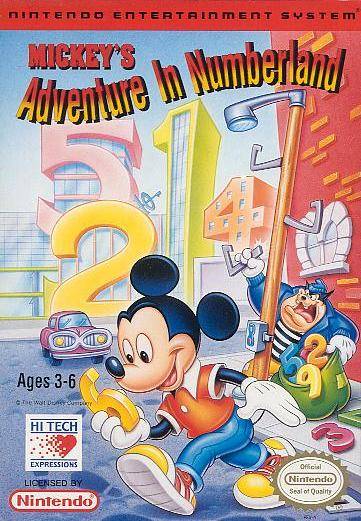 Mickey's Adventures in Numberland - (NES) Nintendo Entertainment System [Pre-Owned]