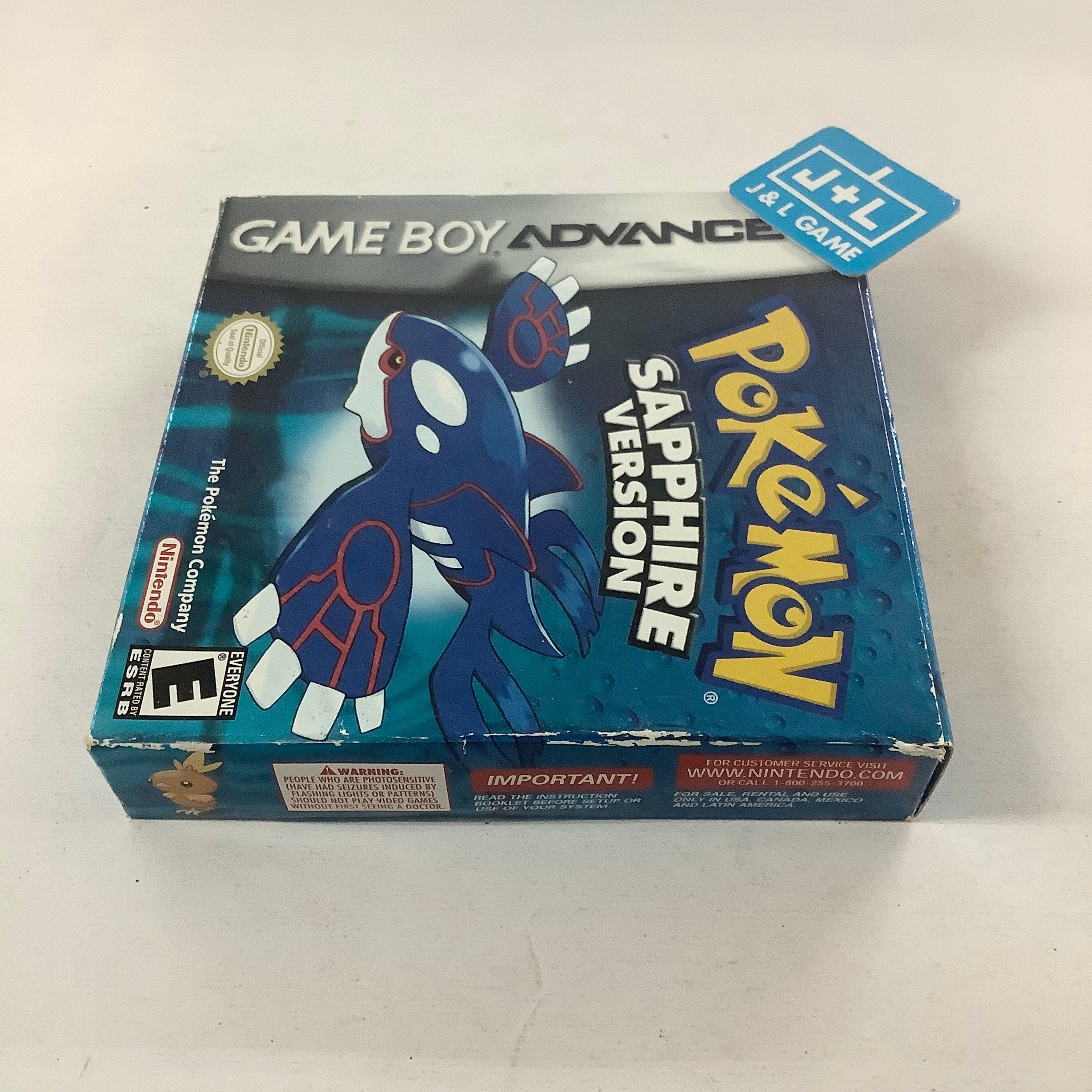 Pokemon Sapphire Version - (GBA) Game Boy Advance [Pre-Owned] Video Games Nintendo   