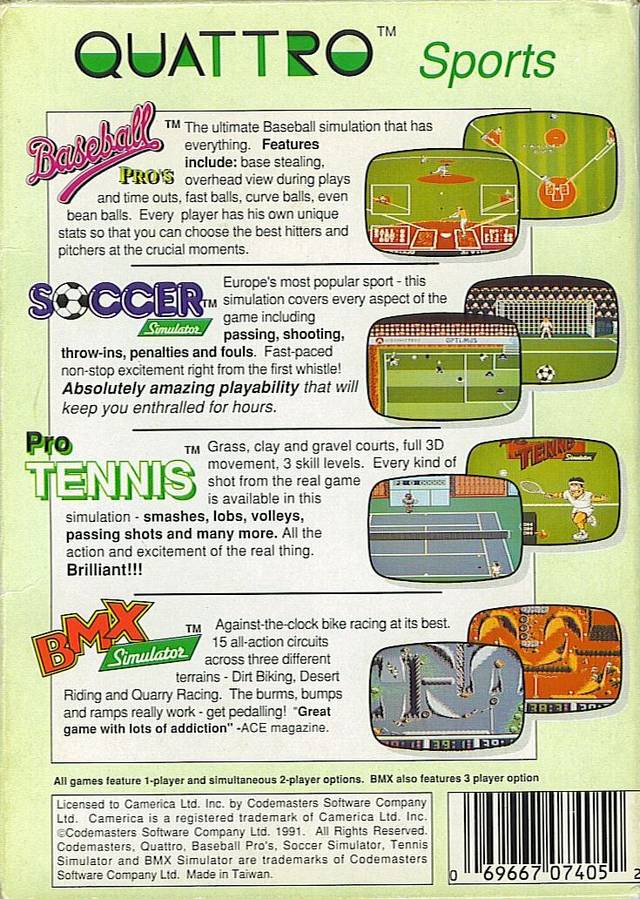 Quattro Sports - (NES) Nintendo Entertainment System [Pre-Owned]