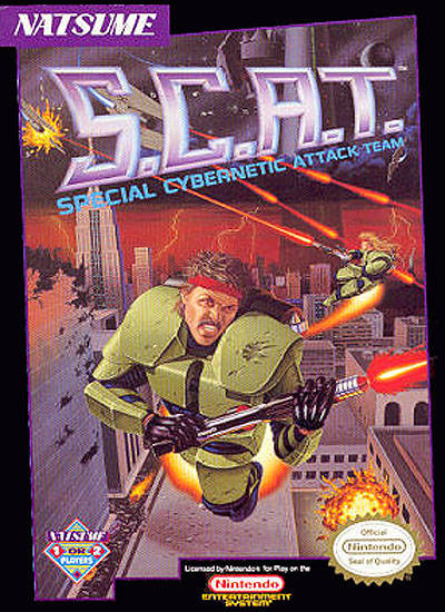 S.C.A.T.: Special Cybernetic Attack Team - (NES) Nintendo Entertainment System [Pre-Owned] Video Games Natsume   