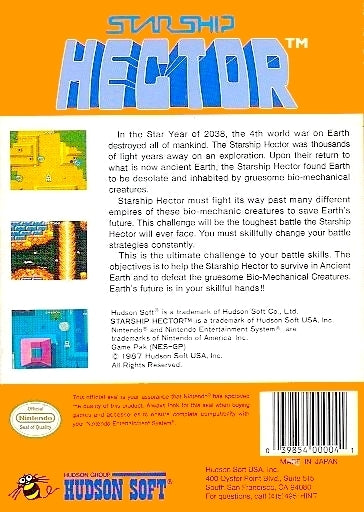 Starship Hector - (NES) Nintendo Entertainment System [Pre-Owned] Video Games Nintendo   