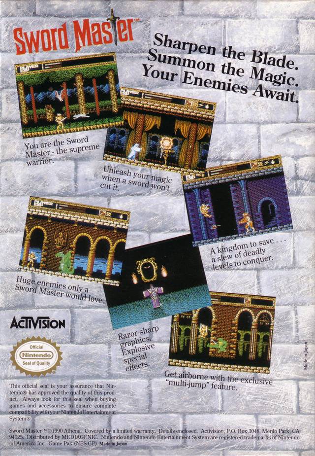 Sword Master - (NES) Nintendo Entertainment System [Pre-Owned]
