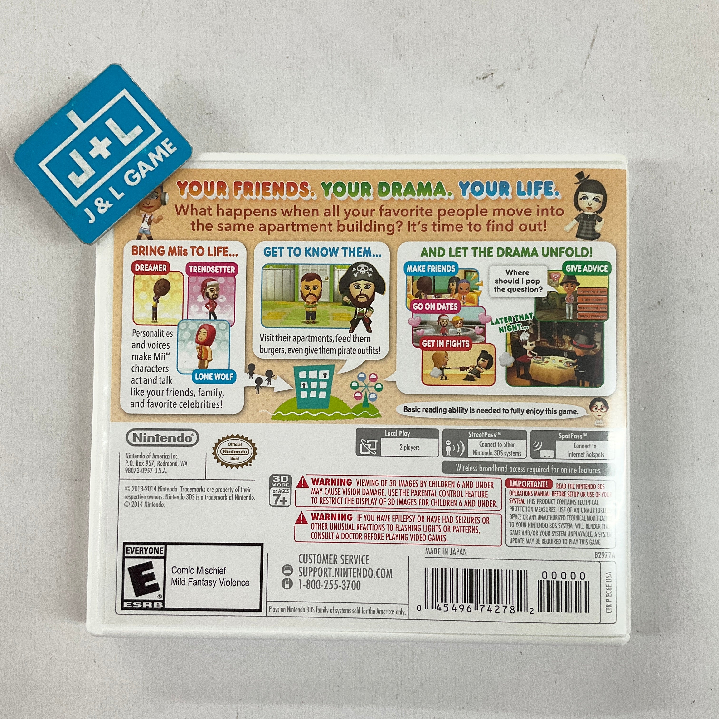 Tomodachi Life - Nintendo 3DS [Pre-Owned] Video Games Nintendo