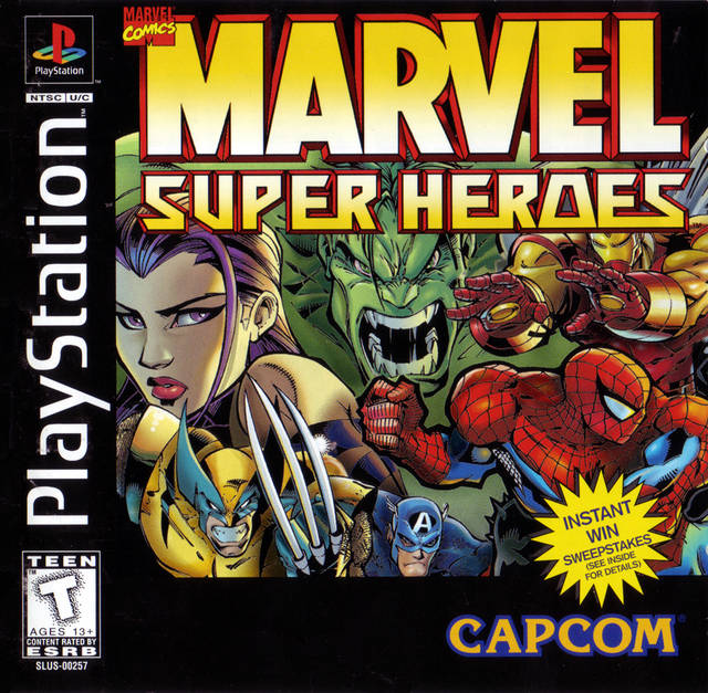 Marvel Super Heroes - (PS1) PlayStation 1 [Pre-Owned] Video Games Capcom   