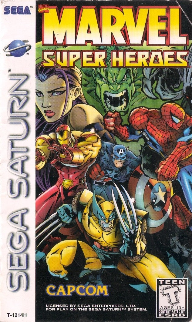 Marvel Super Heroes - (SS) SEGA Saturn [Pre-Owned] Video Games Capcom   