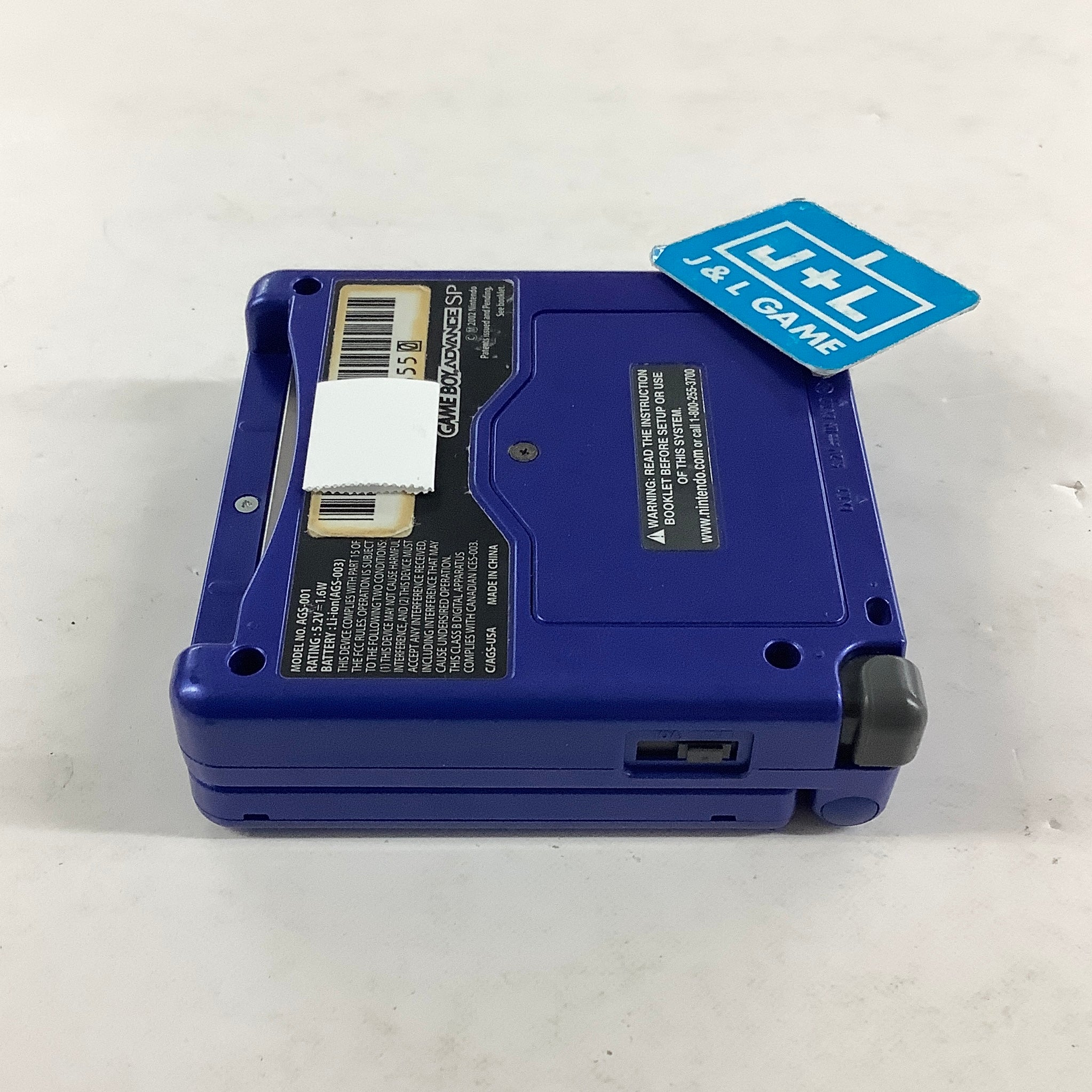 Nintendo Game Boy Advance SP Console AGS-001 (Cobalt Blue) - (GBA) Game Boy Advance SP [Pre-Owned] CONSOLE Nintendo