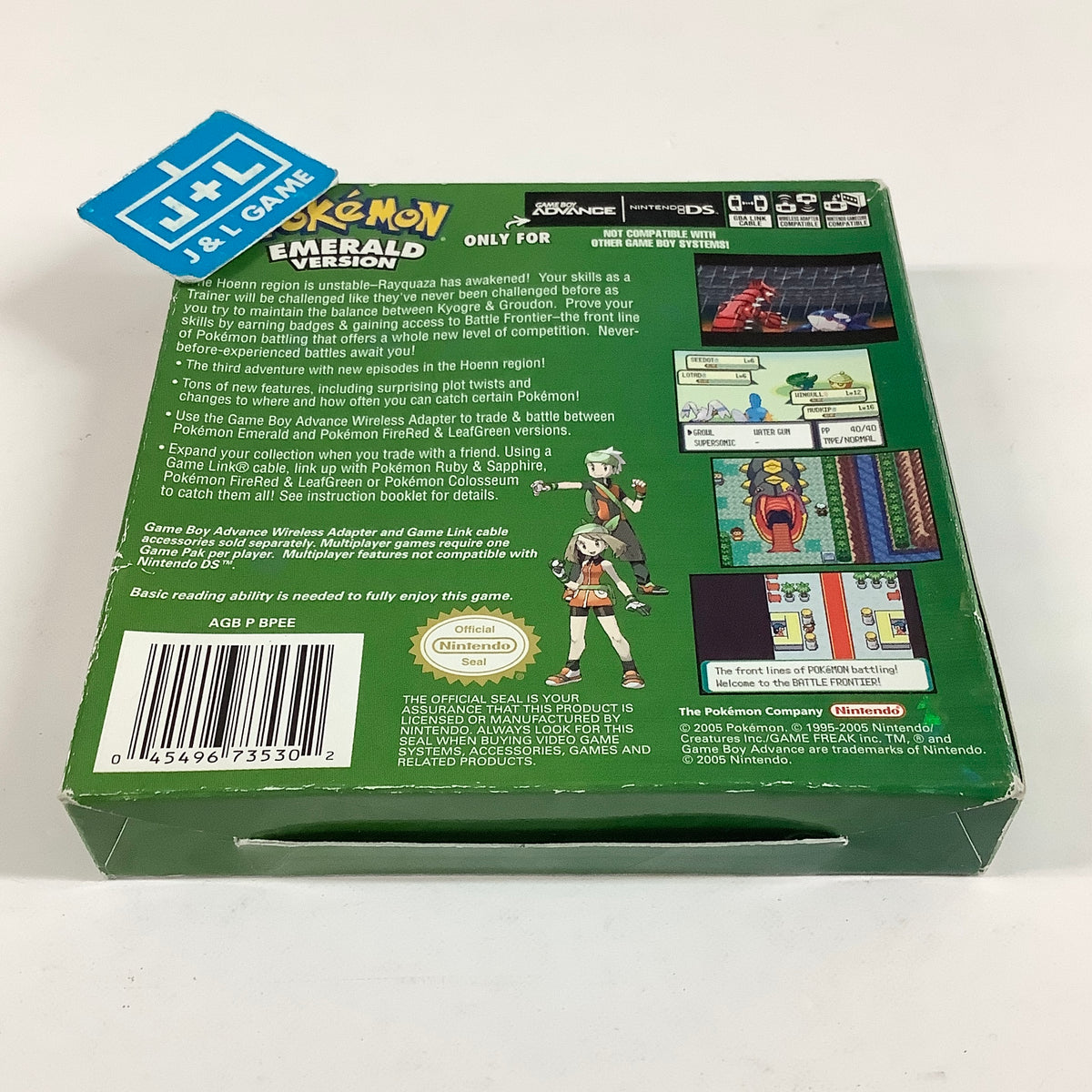 Pokemon Emerald Version - (GBA) Game Boy Advance [Pre-Owned] Video Games Nintendo