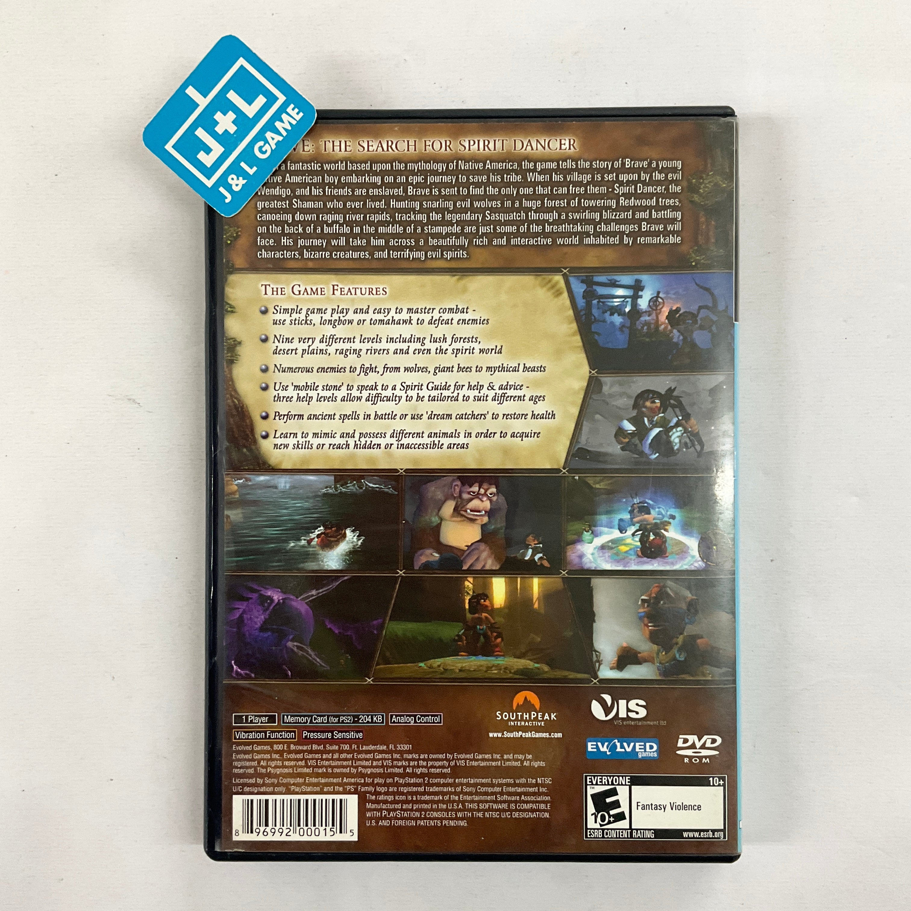 Brave: The Search for Spirit Dancer - (PS2) PlayStation 2 [Pre-Owned] Video Games THQ   