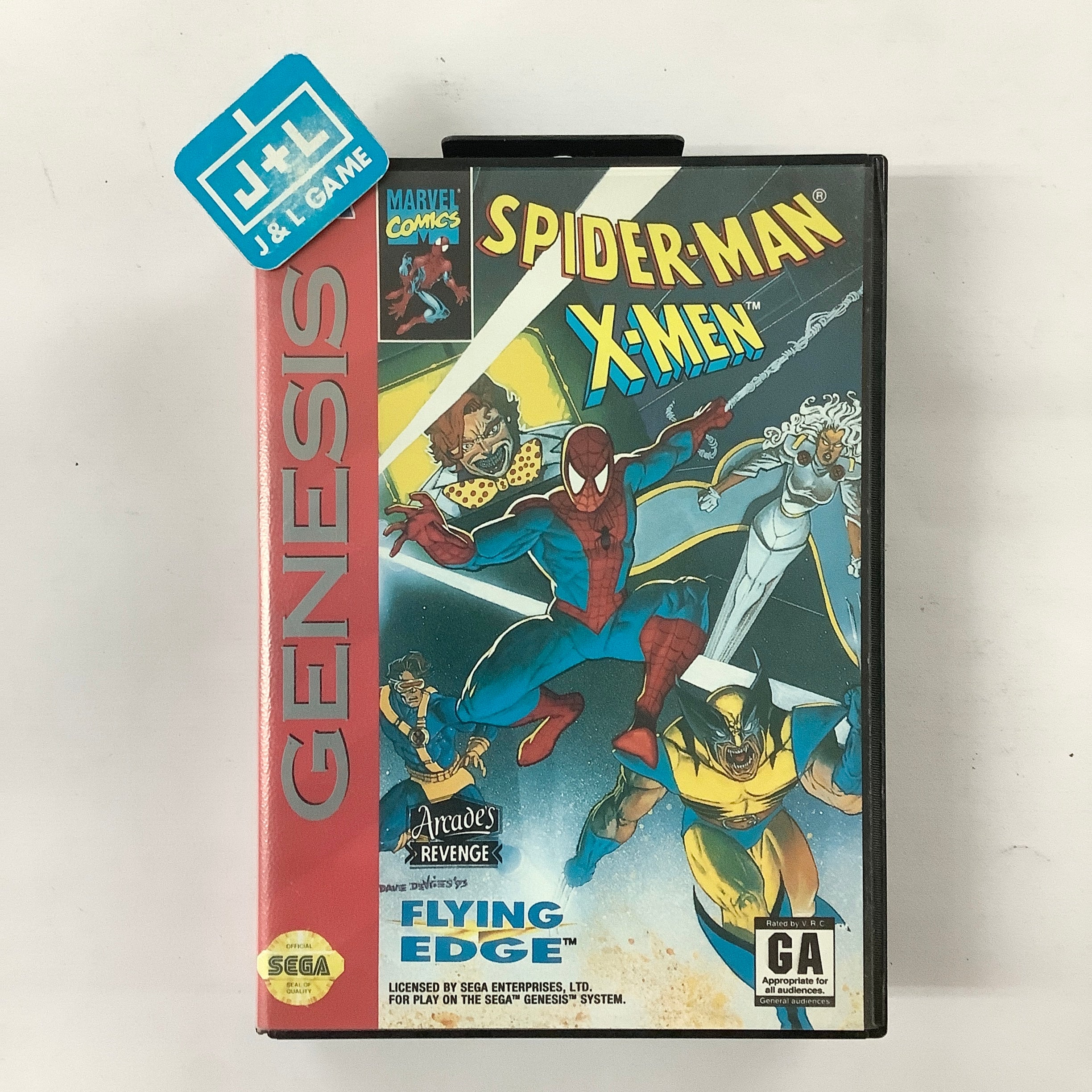 Spider-Man / X-Men: Arcade's Revenge - (SG) SEGA Genesis [Pre-Owned] Video Games Flying Edge   