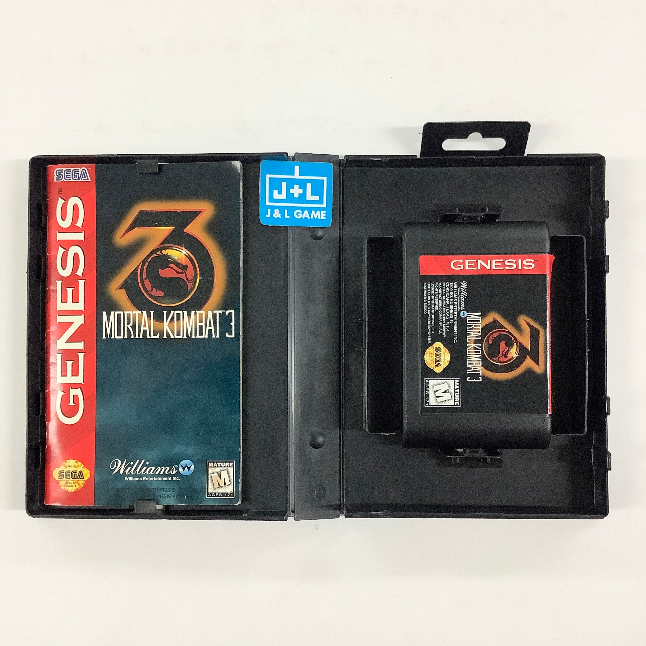 Mortal Kombat 3 - (SG) SEGA Genesis [Pre-Owned] Video Games Williams