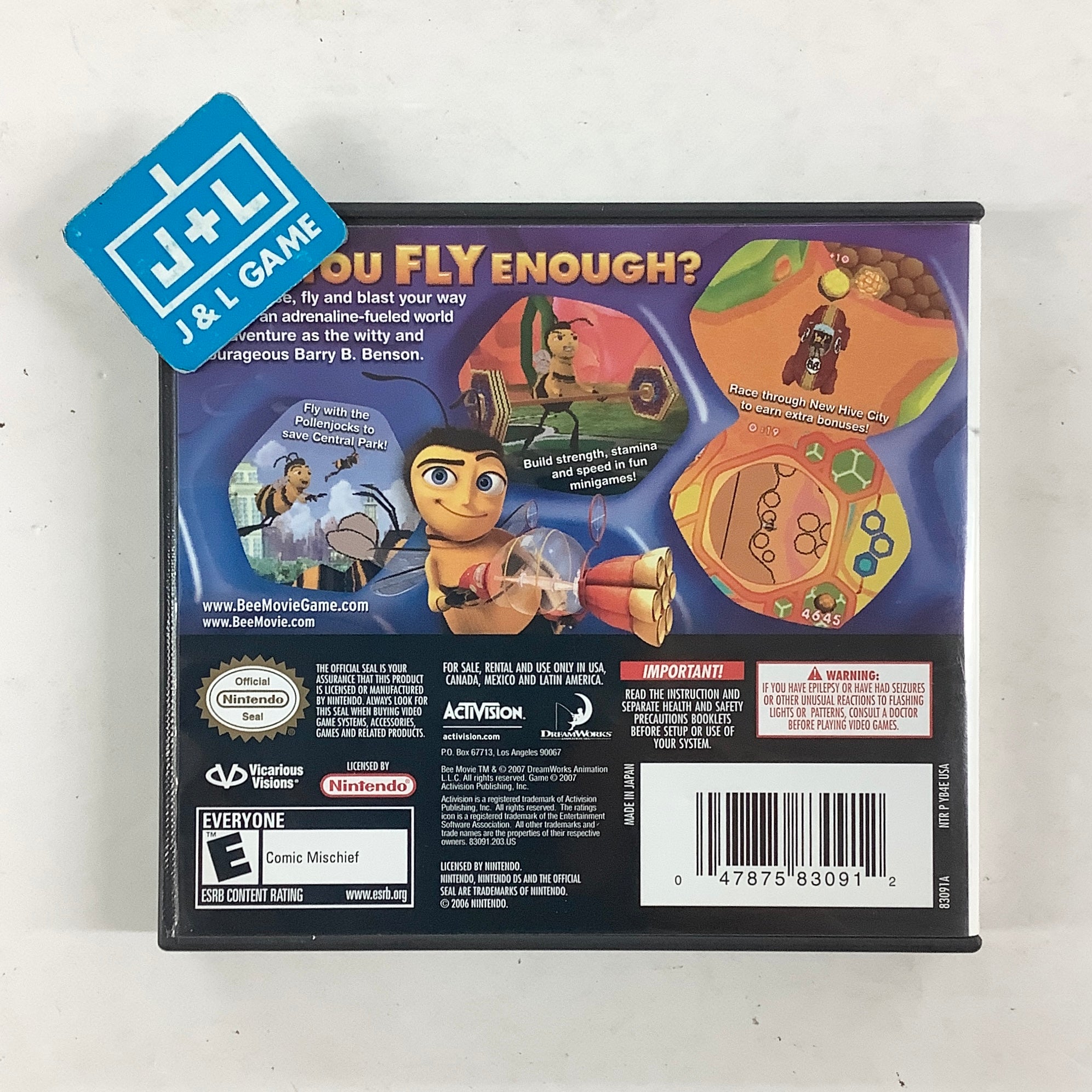 Bee Movie Game - (NDS) Nintendo DS [Pre-Owned] Video Games Activision