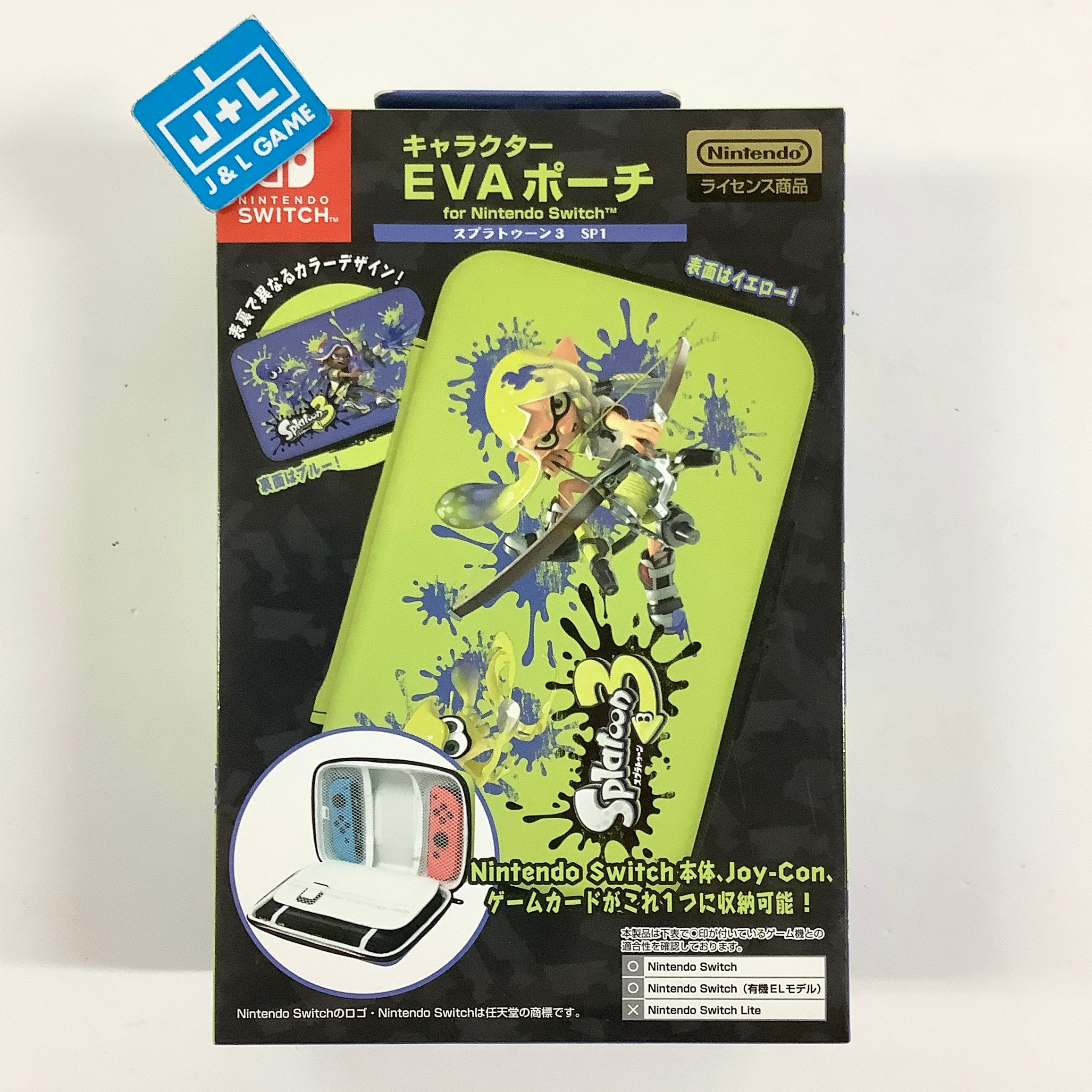 EVA Nintendo Switch OLED Hard Pouch Carrying Case (Splatoon 3) - (NSW) Nintendo Switch (Japanese Import)