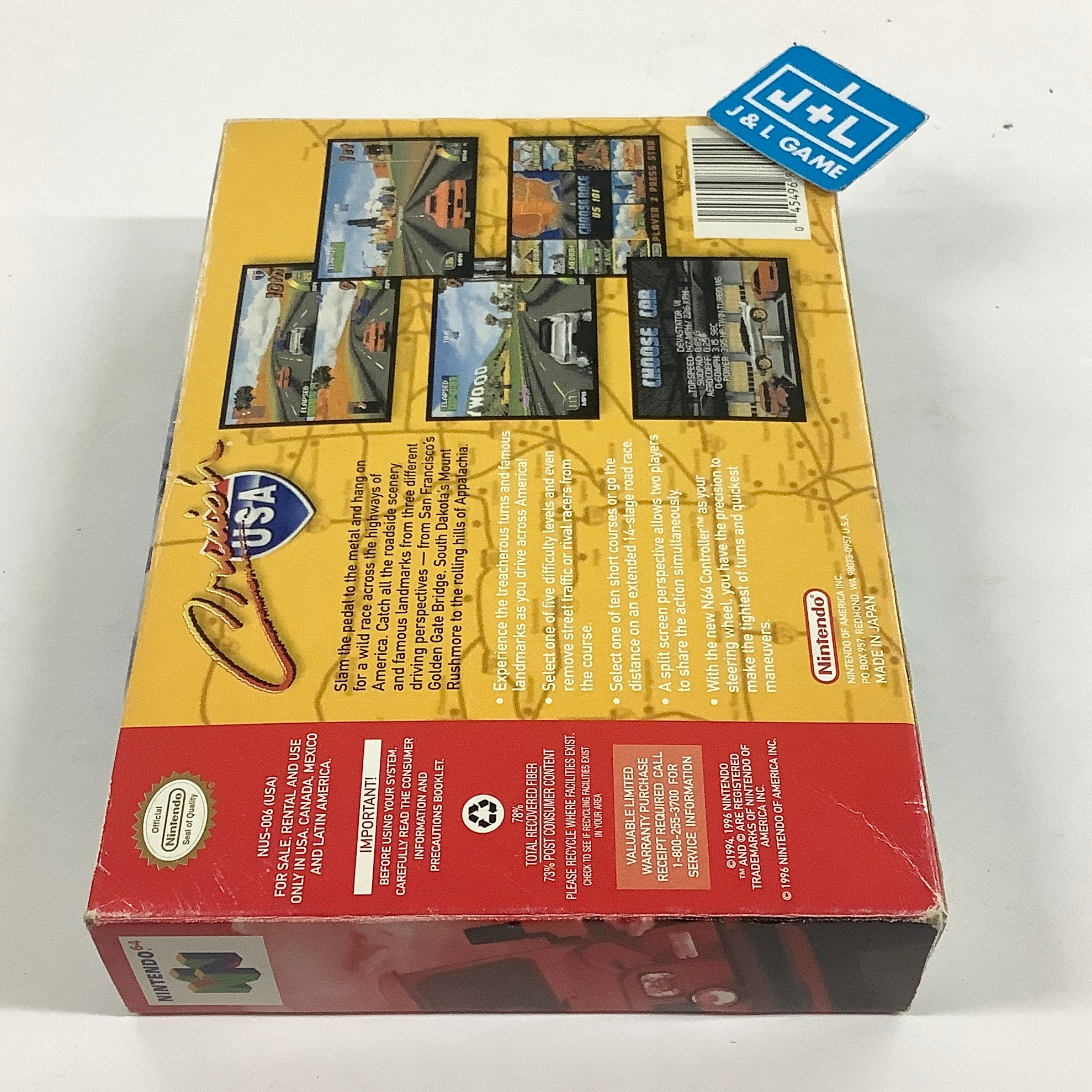 Cruis'n USA - (N64) Nintendo 64 [Pre-Owned] Video Games Nintendo