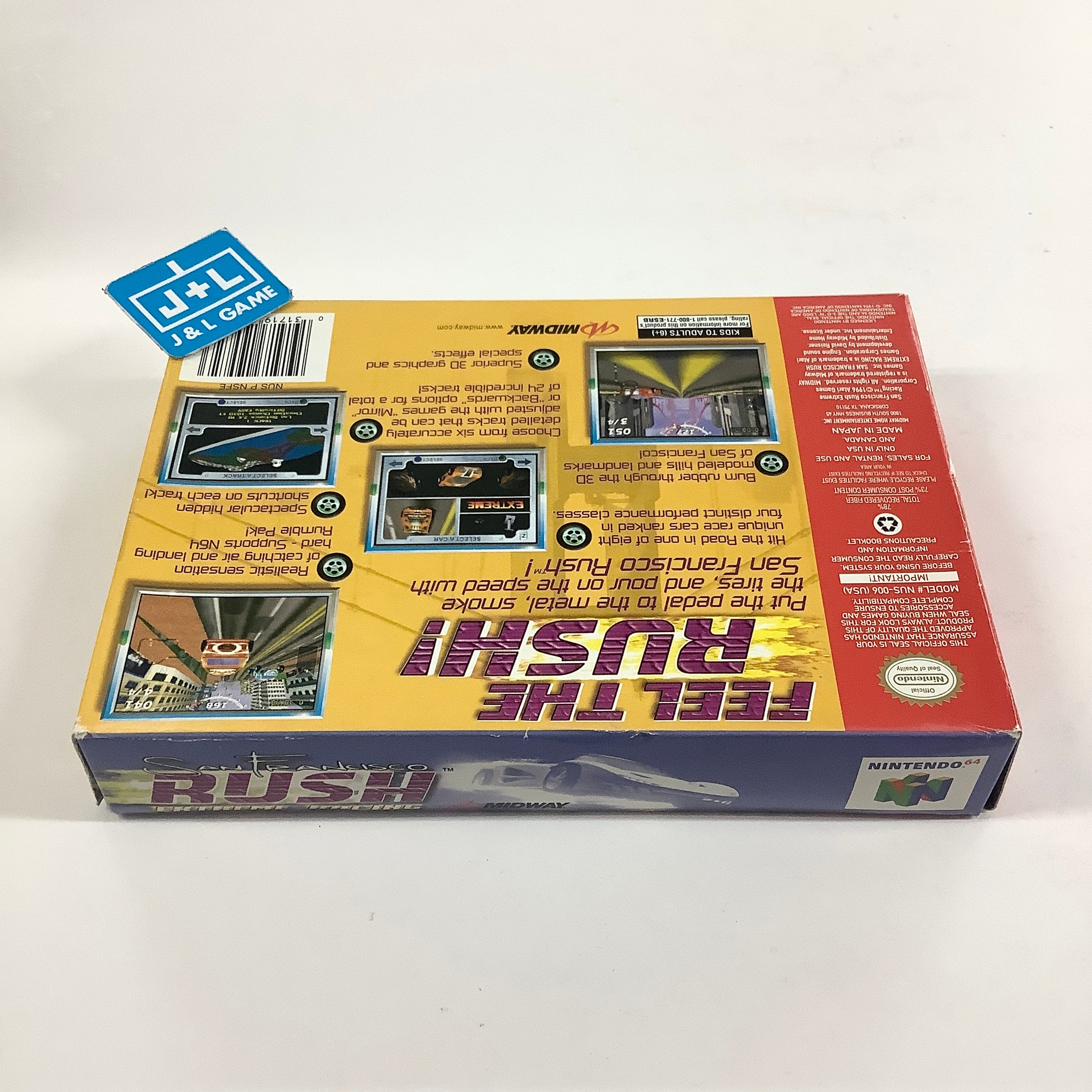 San Francisco Rush: Extreme Racing - (N64) Nintendo 64 [Pre-Owned] Video Games Midway