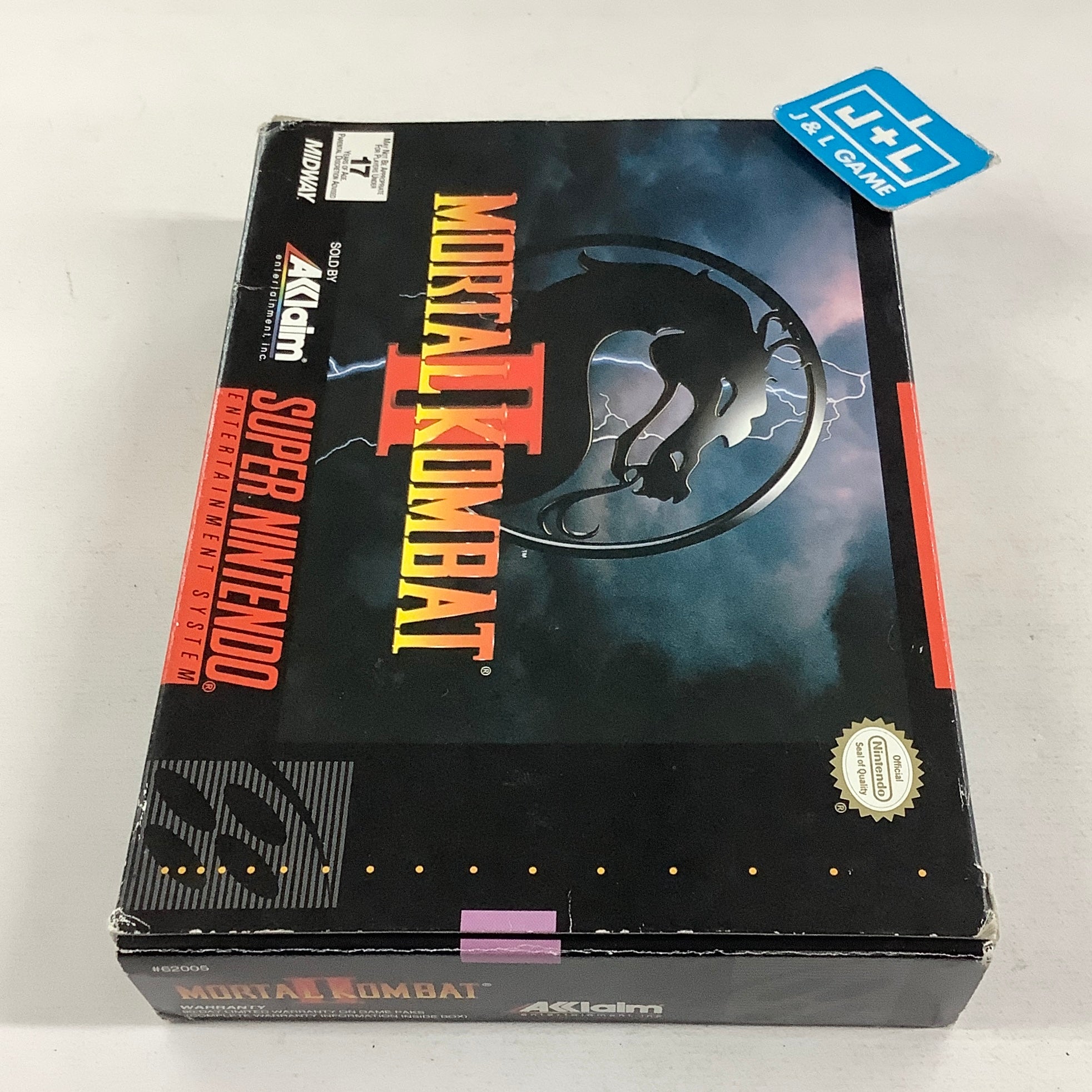 Mortal Kombat II - (SNES) Super Nintendo [Pre-Owned] Video Games Acclaim