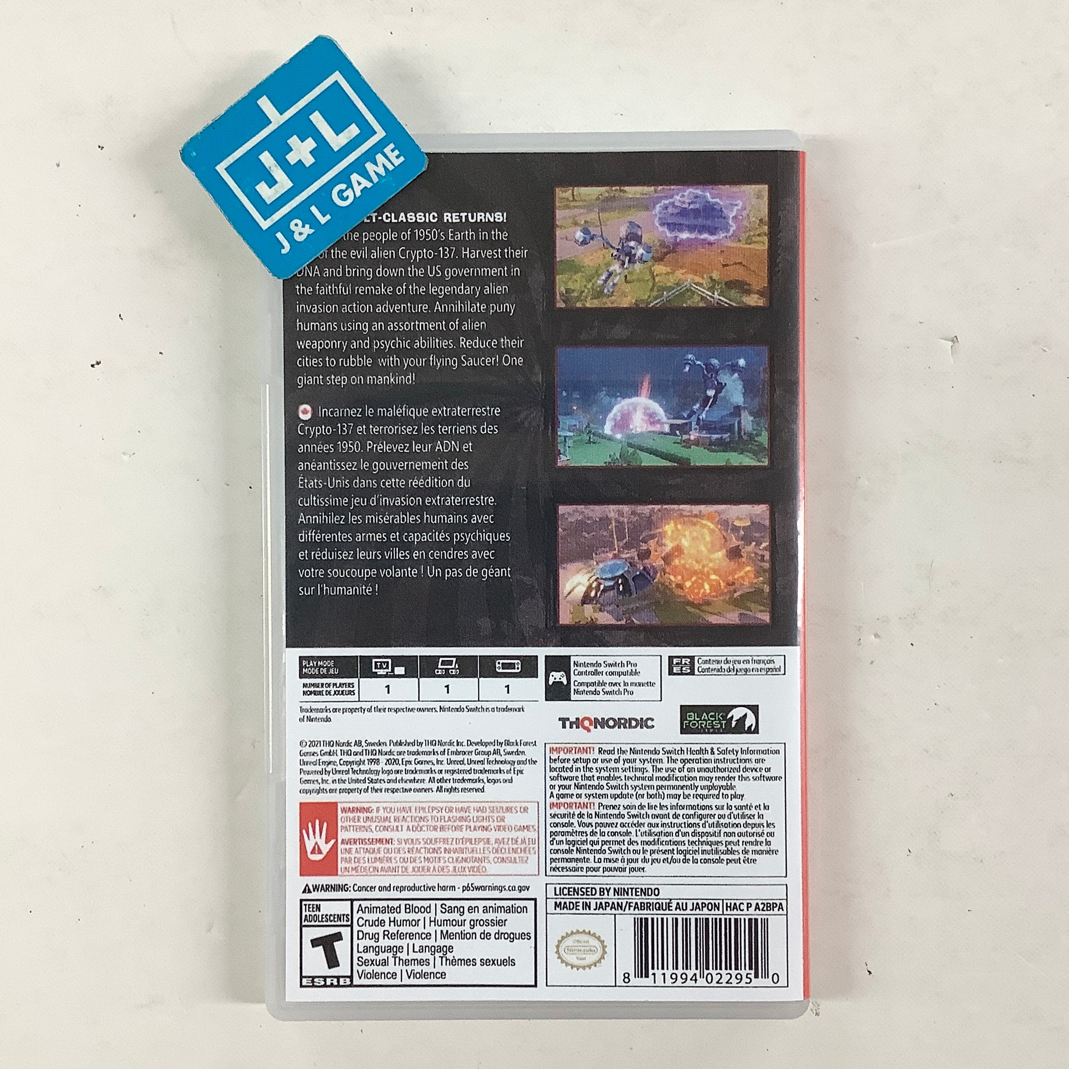 Destroy All Humans! - (NSW) Nintendo Switch [Pre-Owned] Video Games THQ Nordic